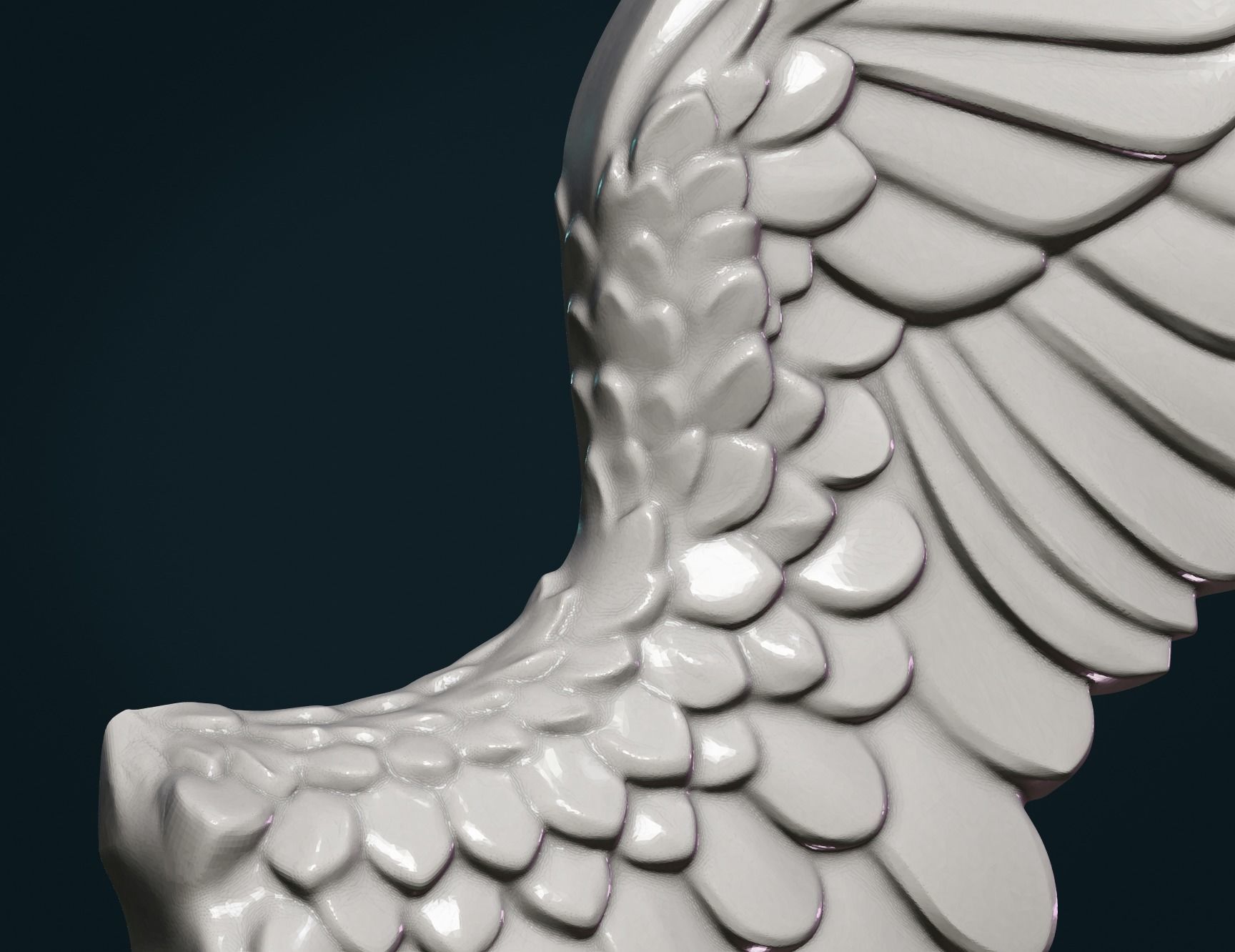 Wings Relief 3D print model_13