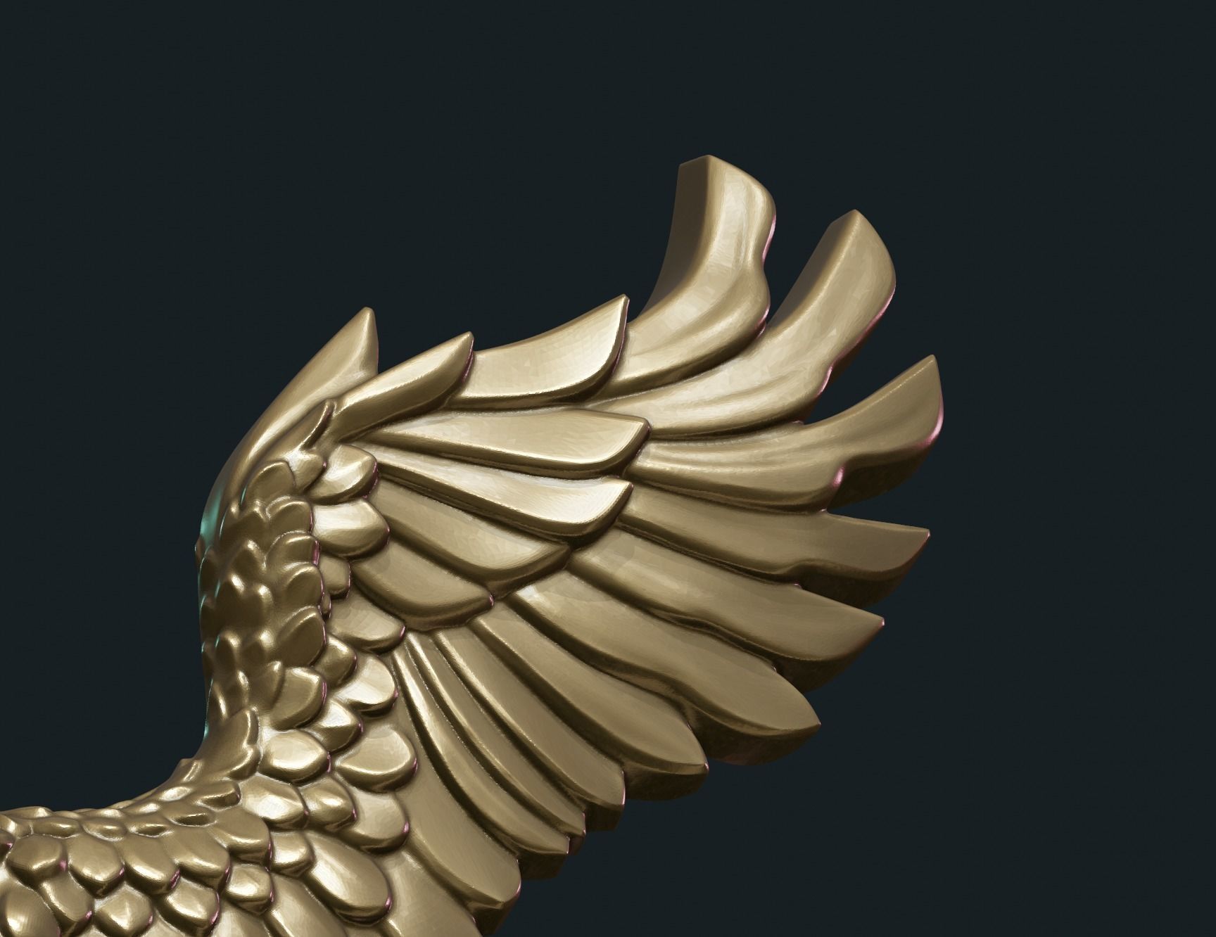 Wings Relief 3D print model_19