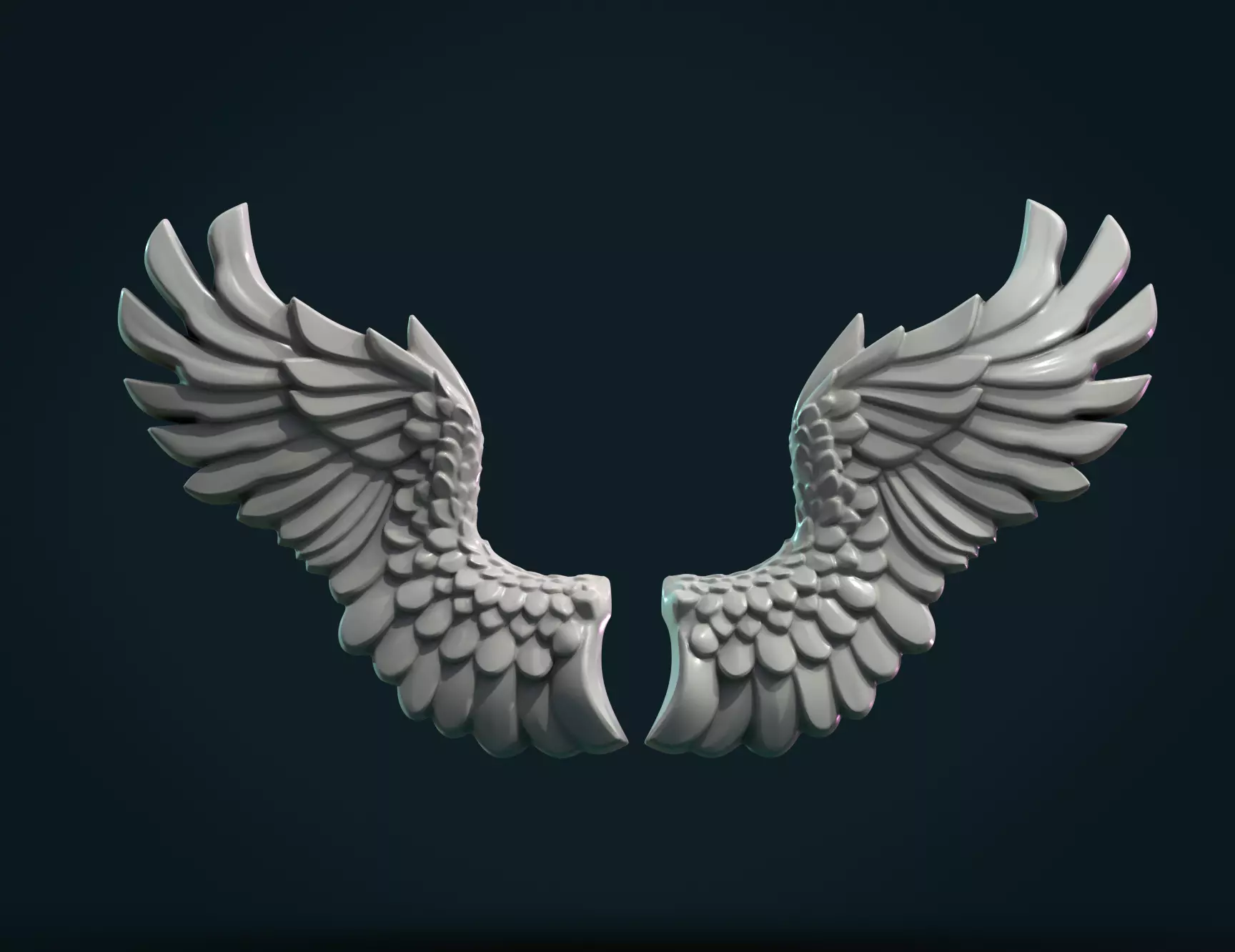 Wings Relief 3D print model_0