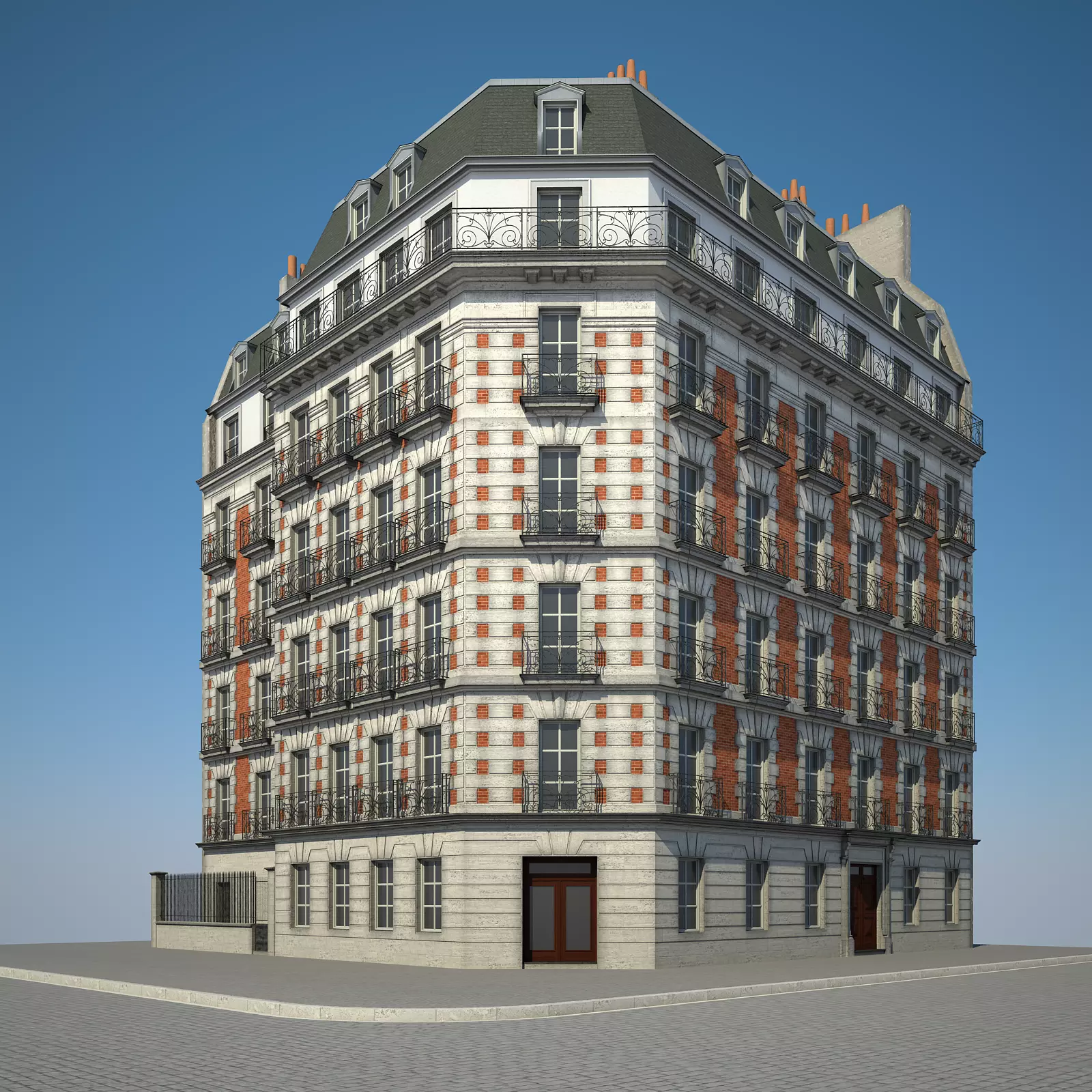 Old Building VII 3D model_0