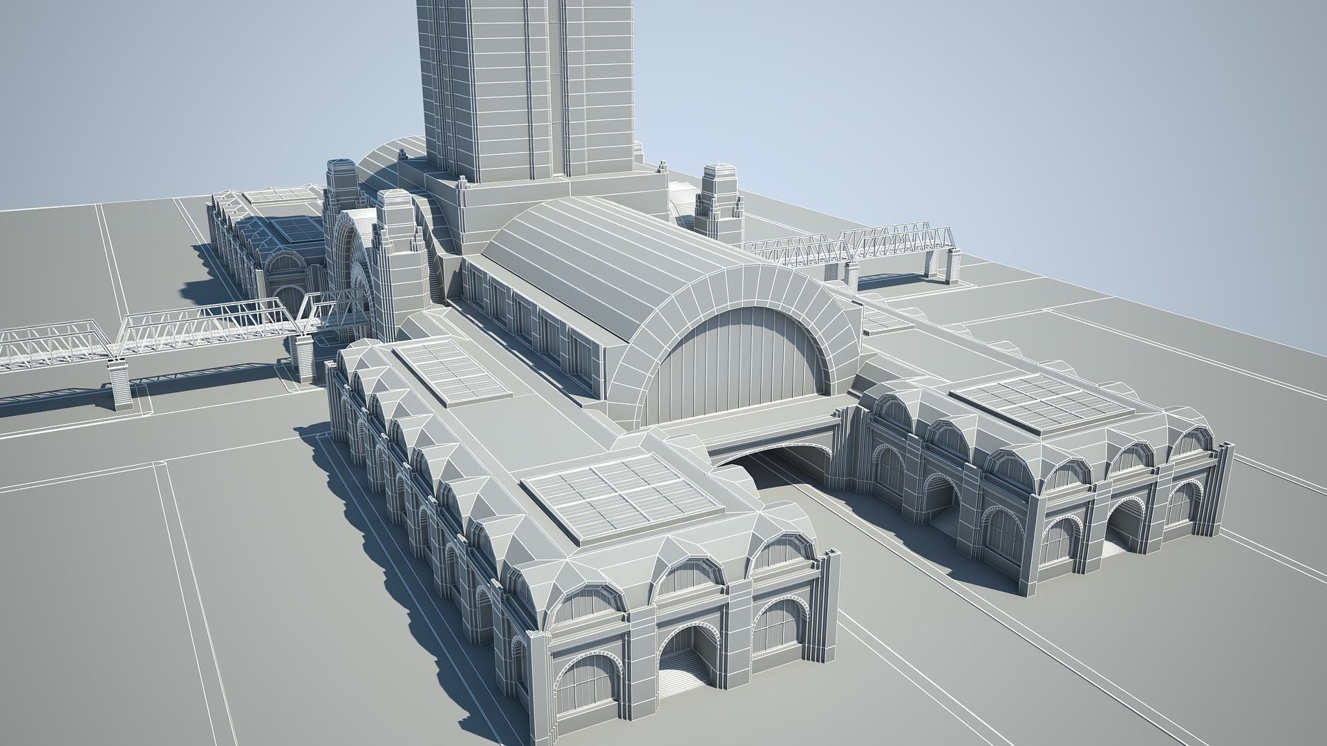 Train Station 3D model_33