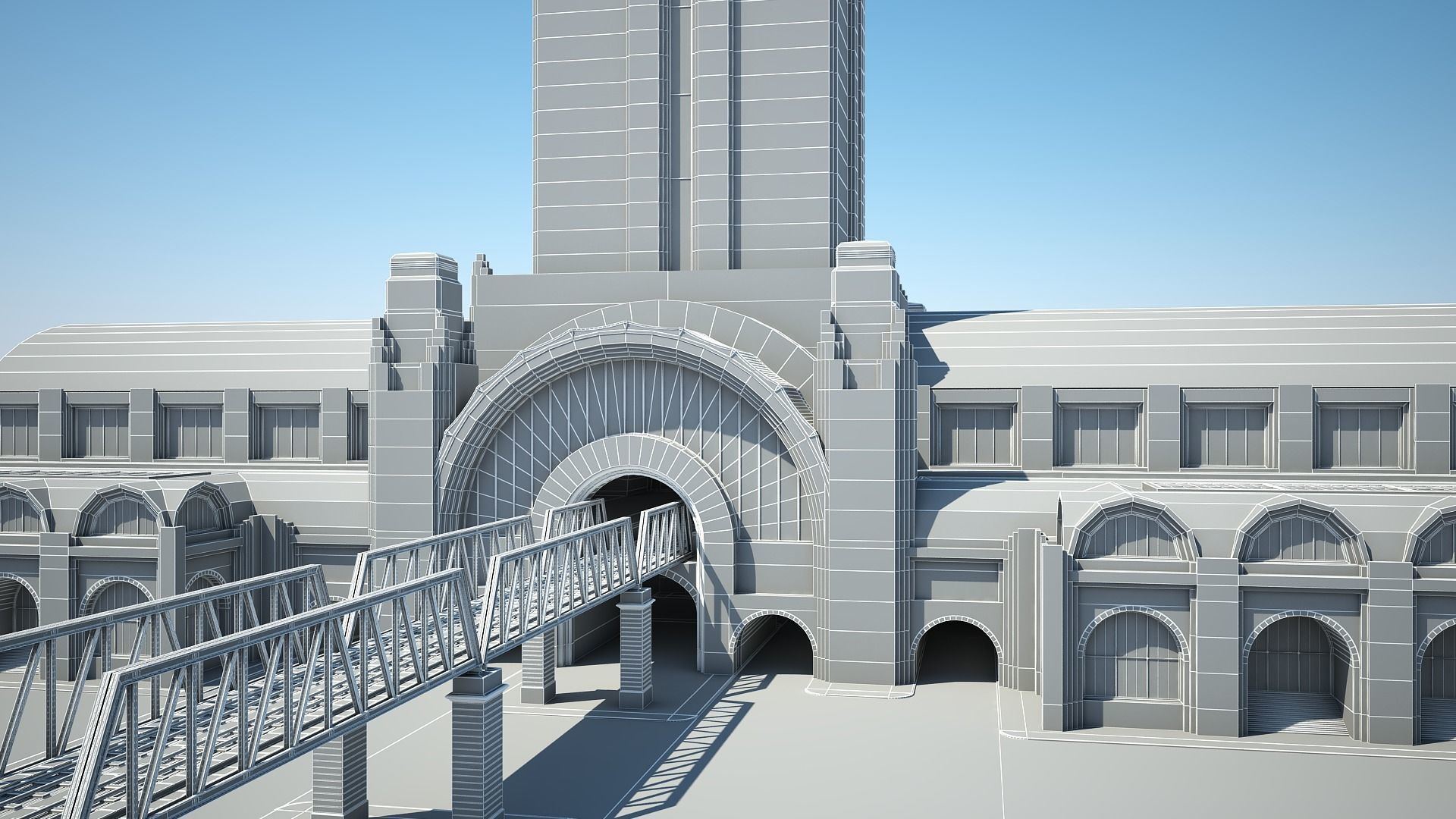 Train Station 3D model_31