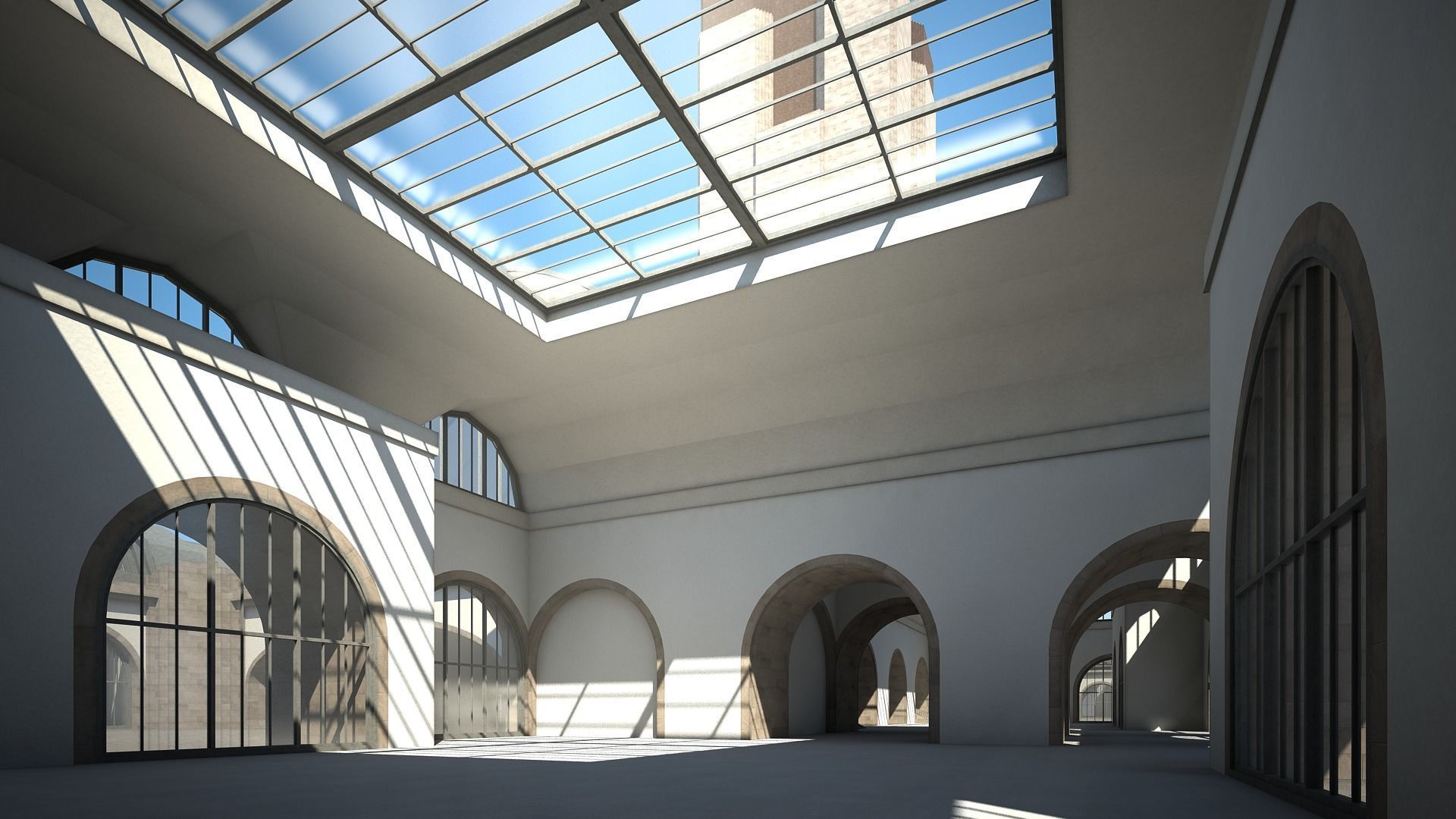 Train Station 3D model_7