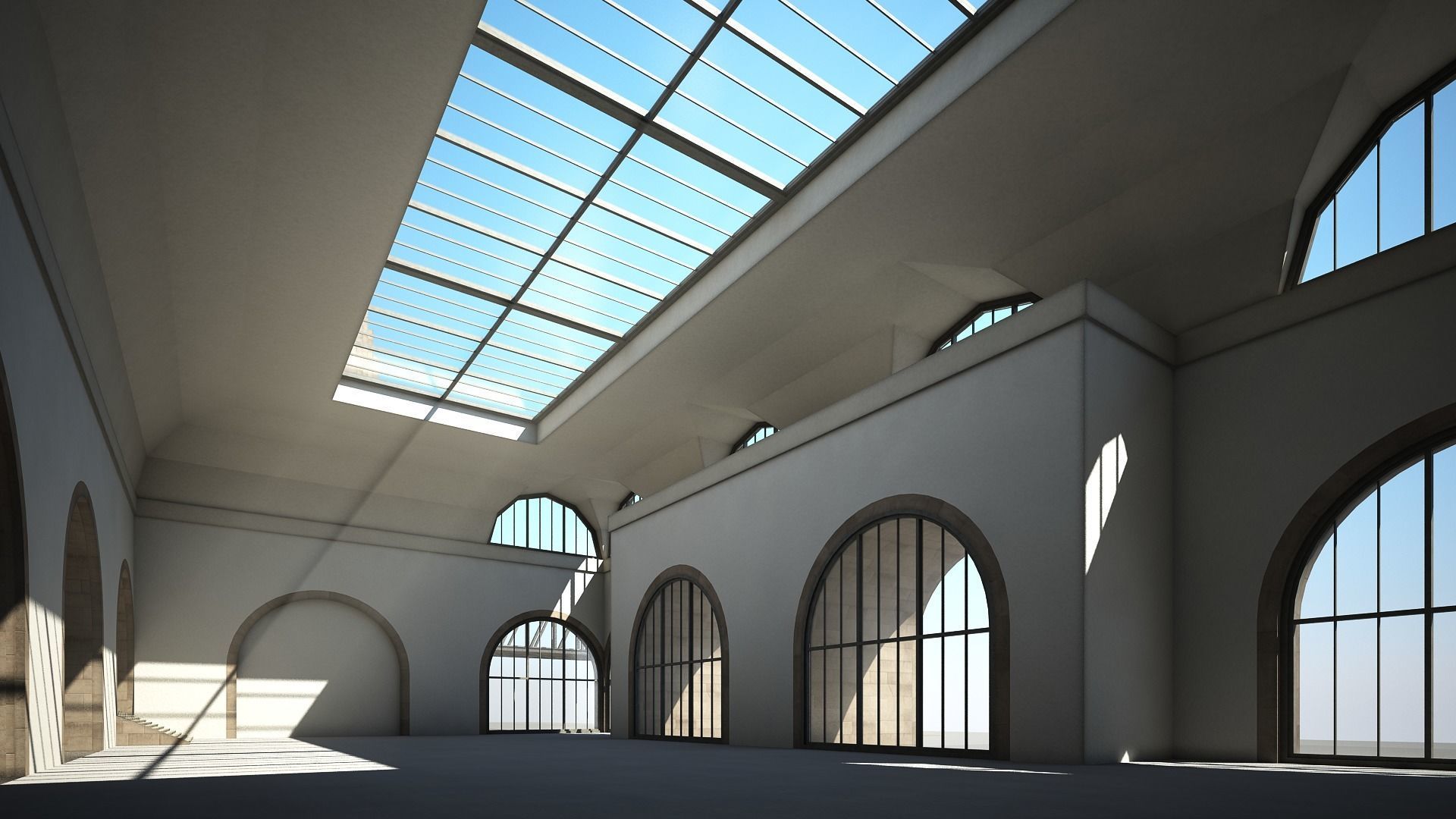 Train Station 3D model_8