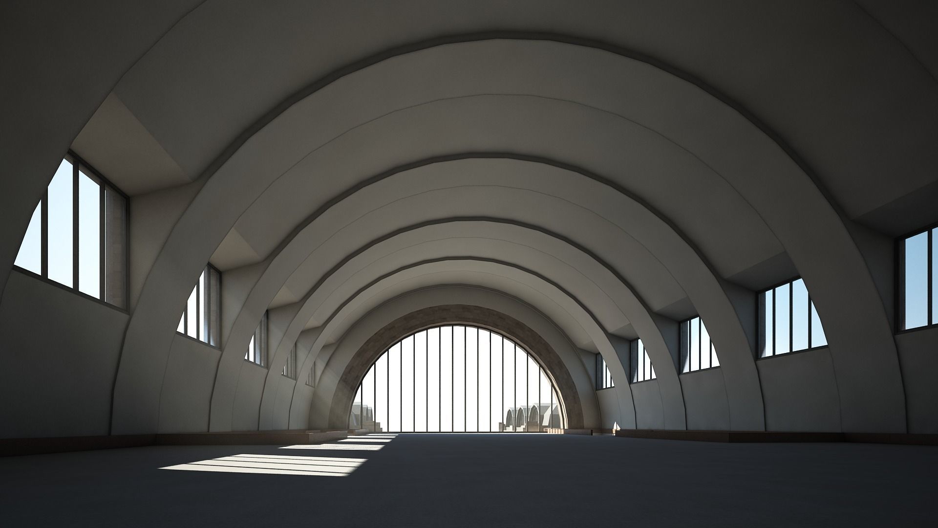 Train Station 3D model_9