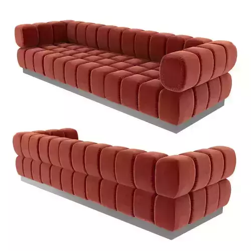 Todd Merrill custom original extended back sectional sofa 3D model