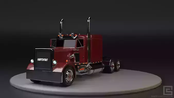 PITERBUILD 359 TRUCK 3D model