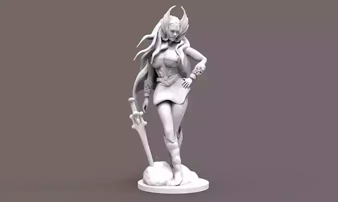 She Ra 3D print model