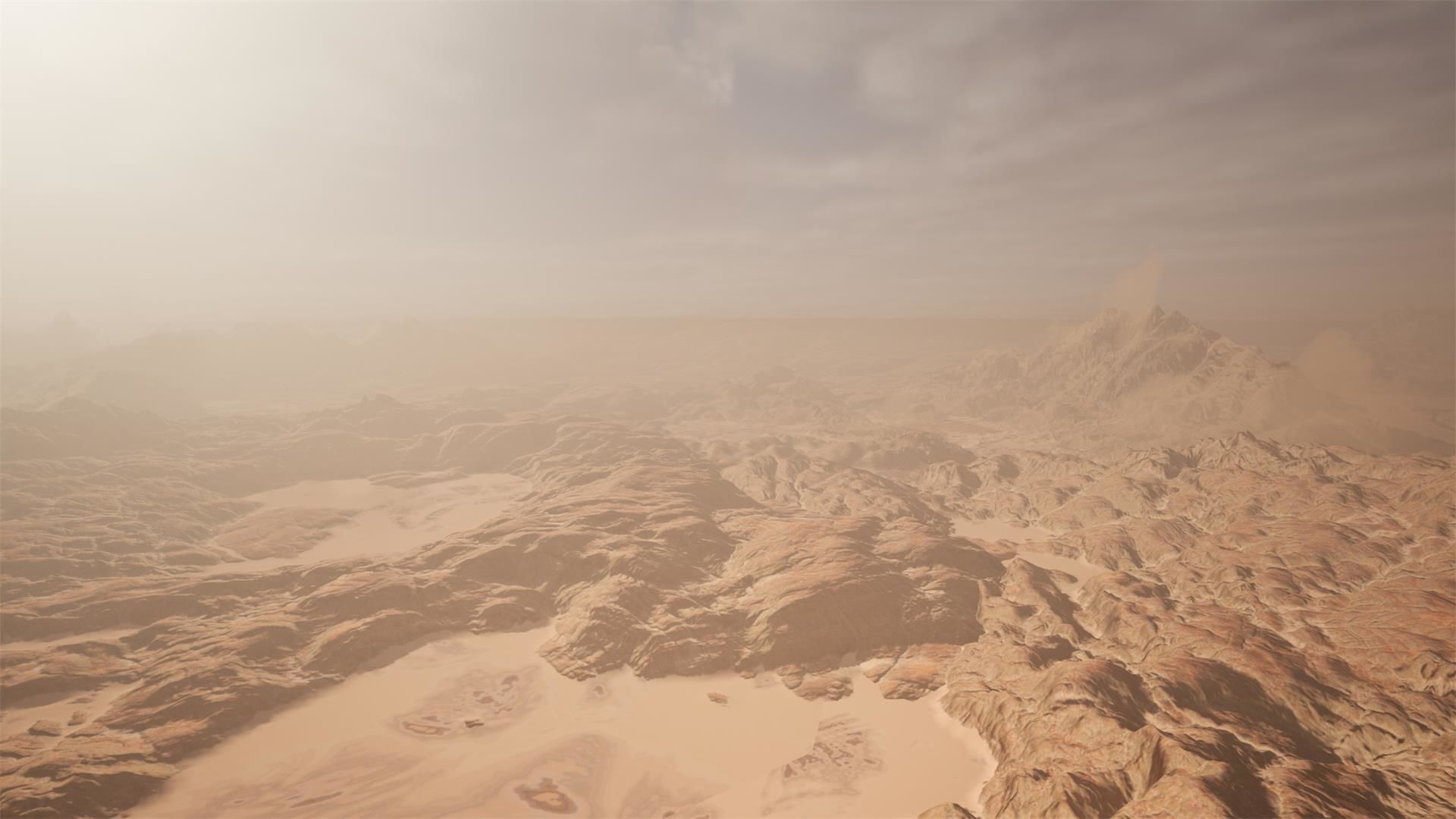 Background  Desert Mountains  Pack 3D model_3