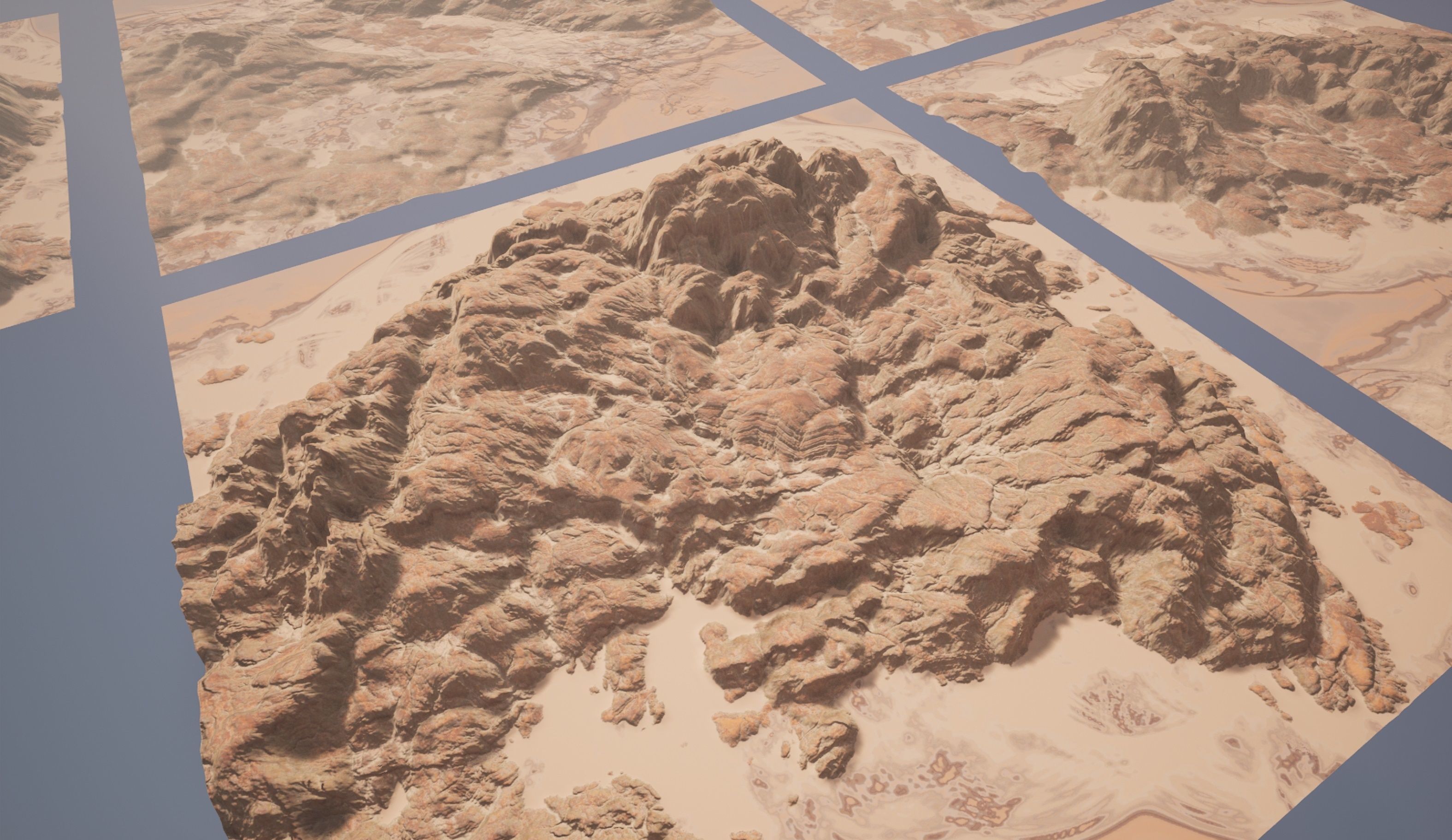 Background  Desert Mountains  Pack 3D model_7