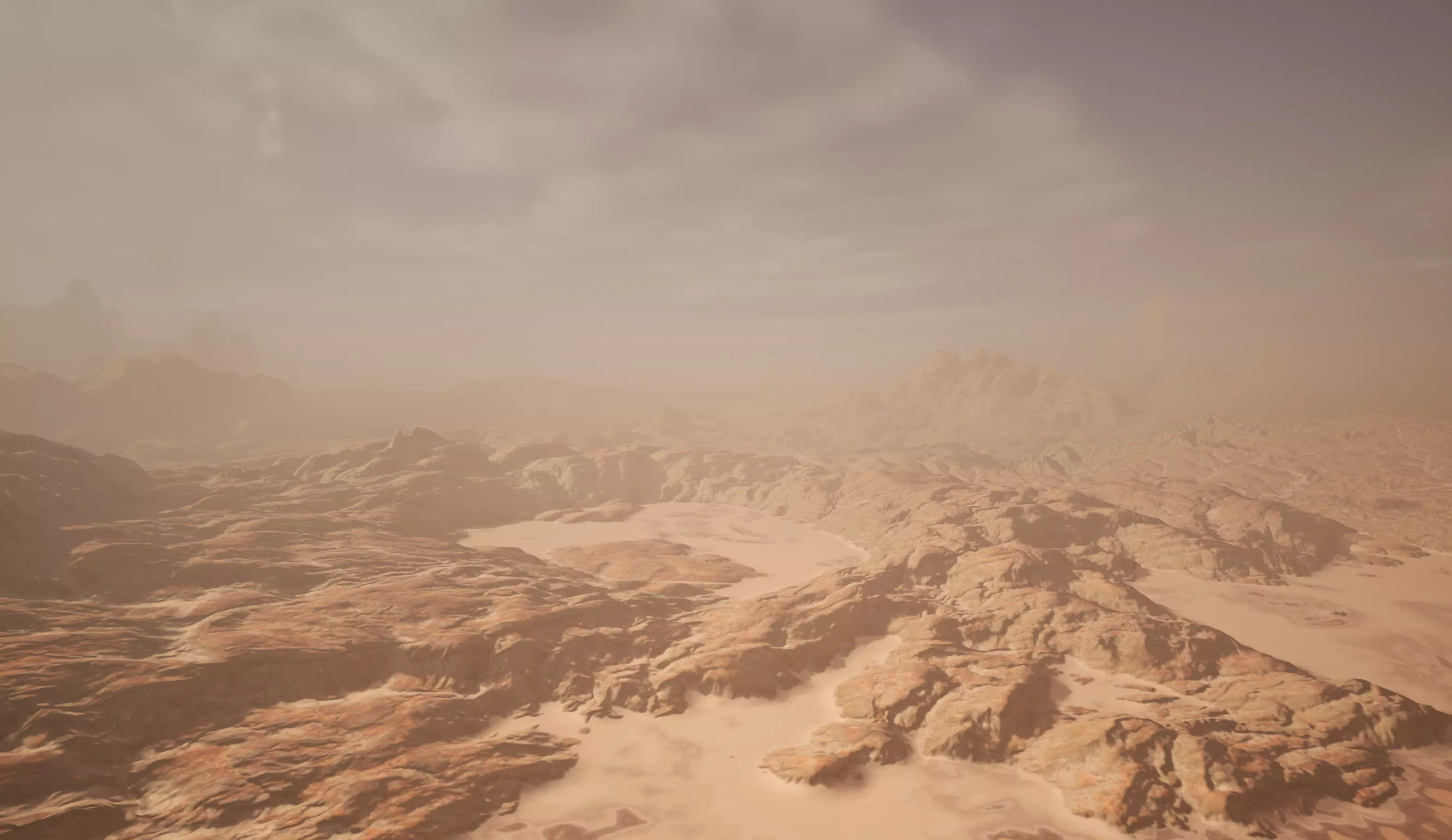Background  Desert Mountains  Pack 3D model_0