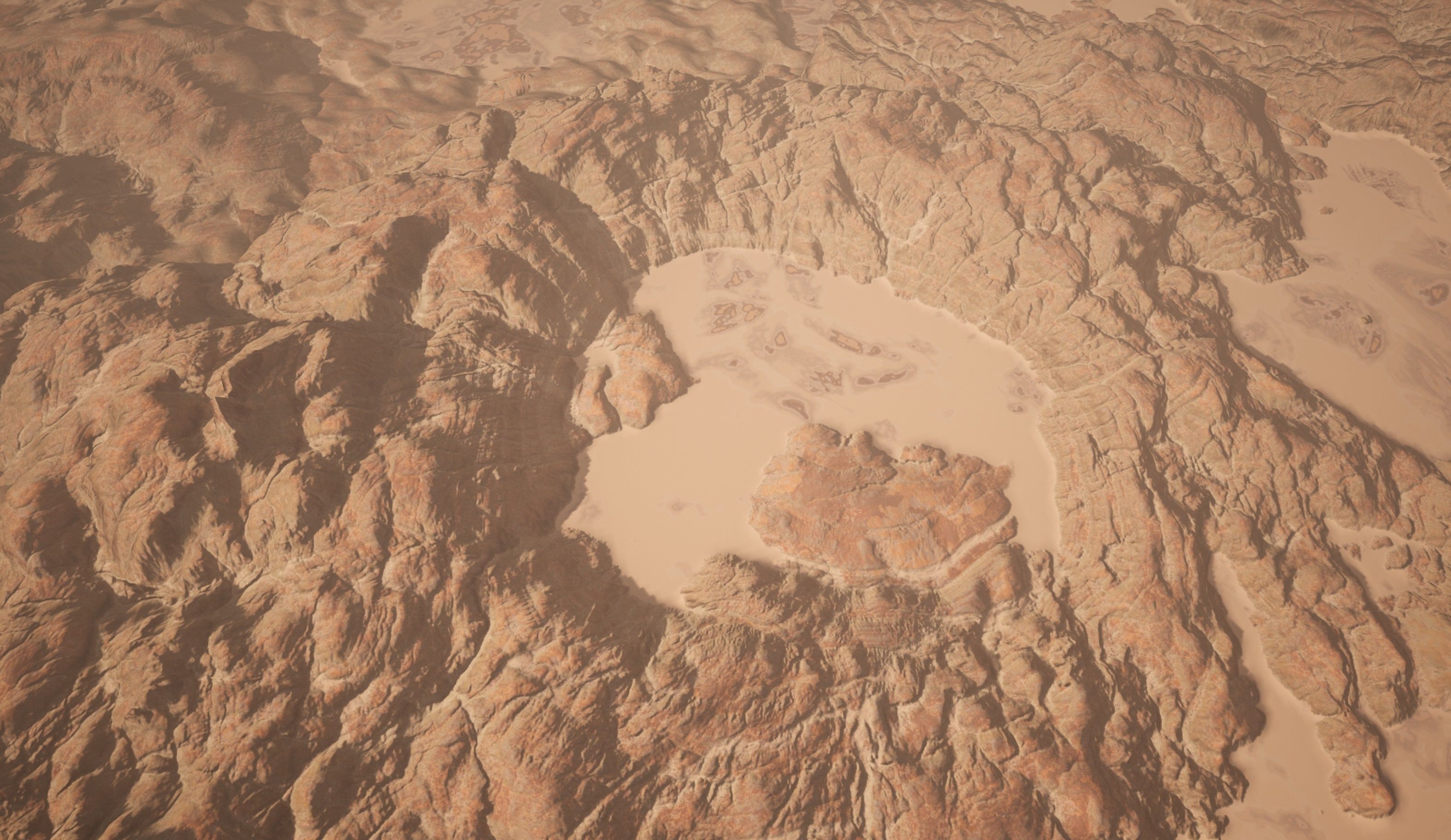 Background  Desert Mountains  Pack 3D model_2