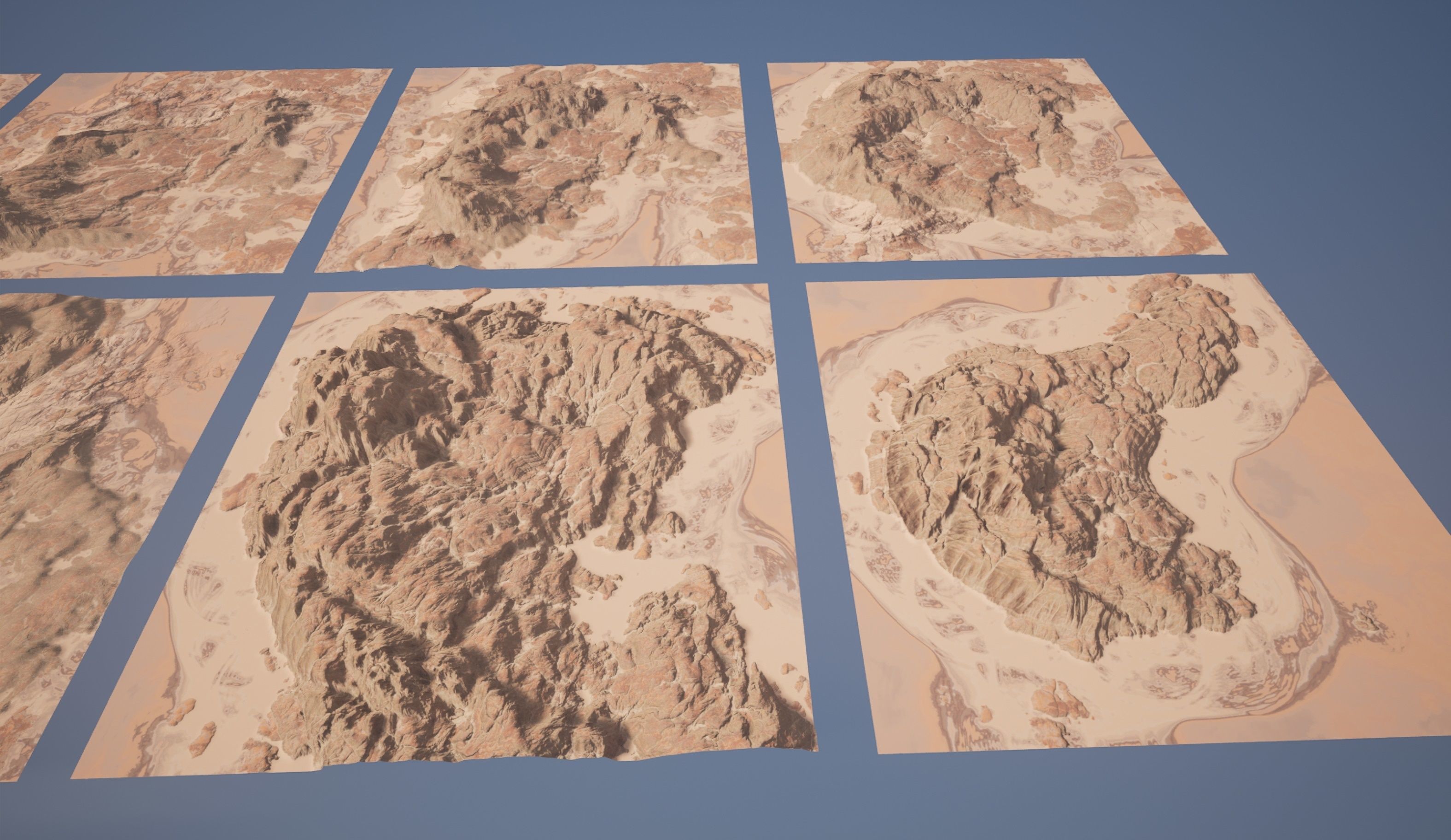 Background  Desert Mountains  Pack 3D model_11