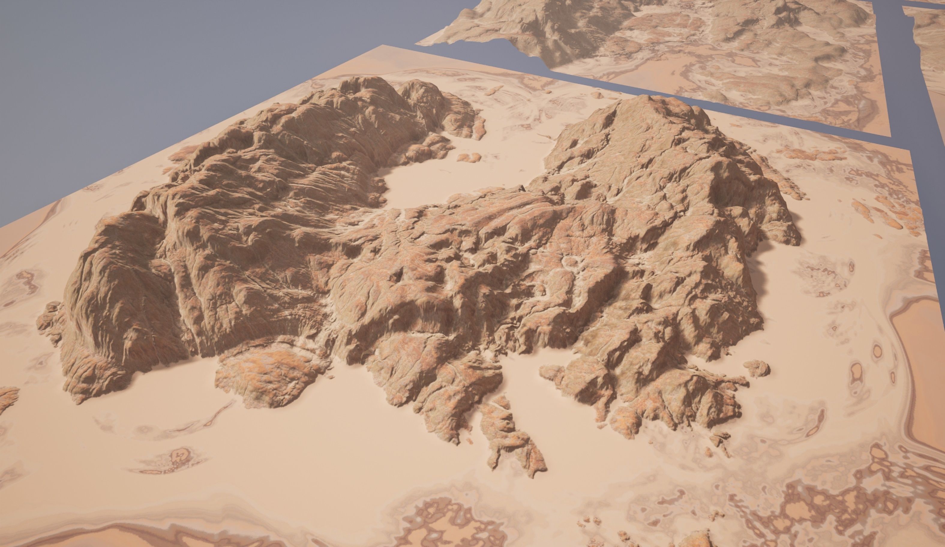 Background  Desert Mountains  Pack 3D model_5