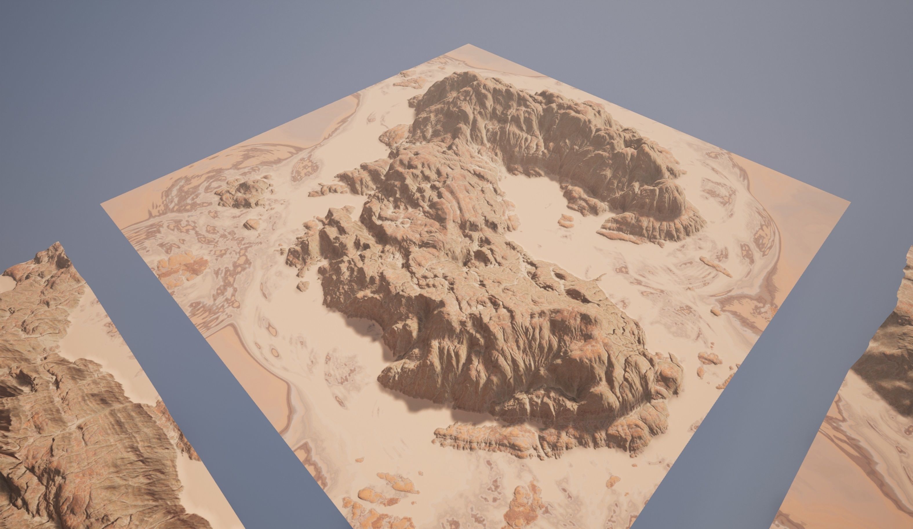 Background  Desert Mountains  Pack 3D model_4