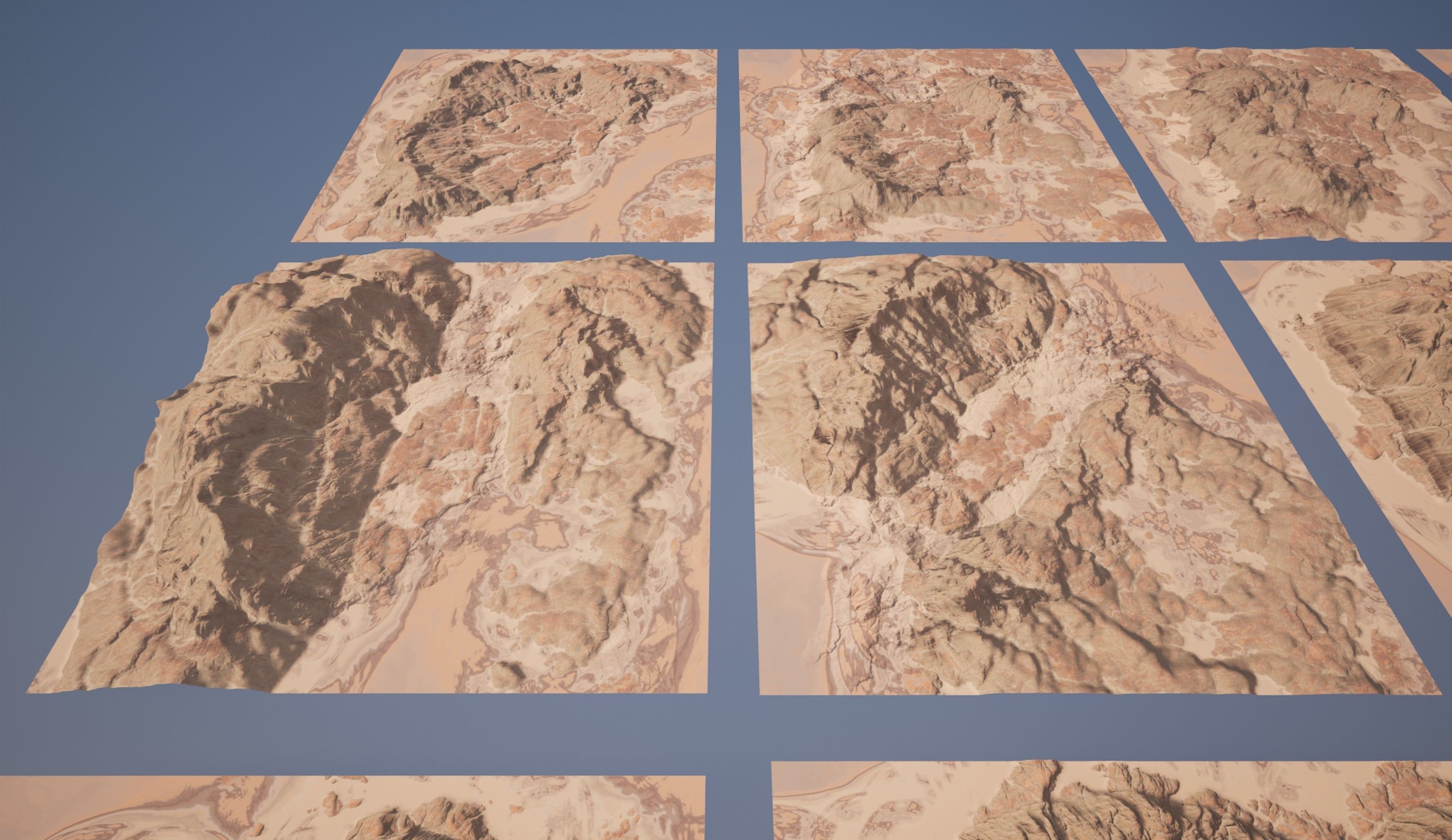 Background  Desert Mountains  Pack 3D model_10