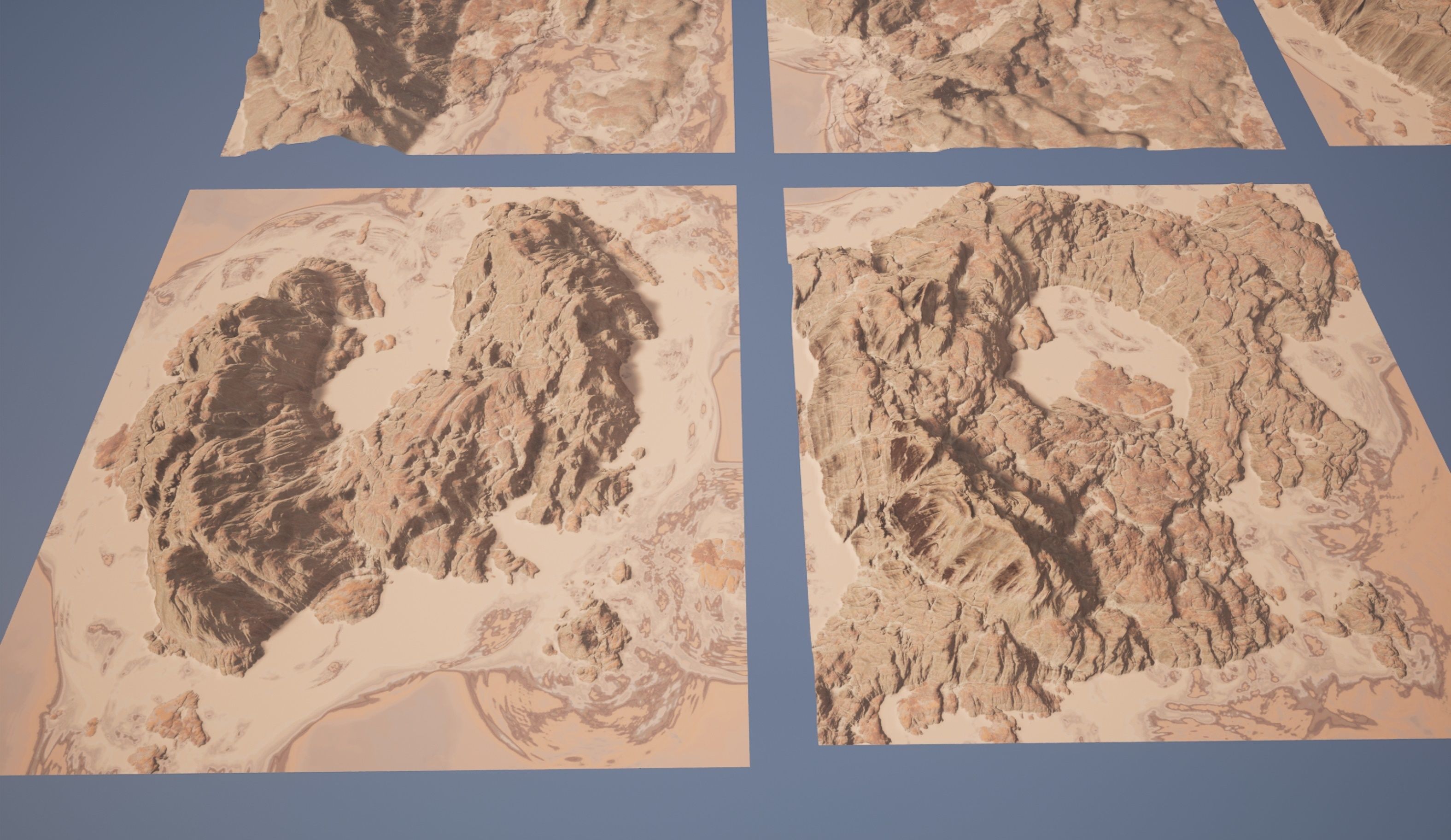 Background  Desert Mountains  Pack 3D model_12
