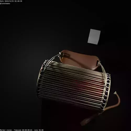 Talking drum 3D model