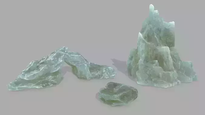 Rock Set mountain of jade