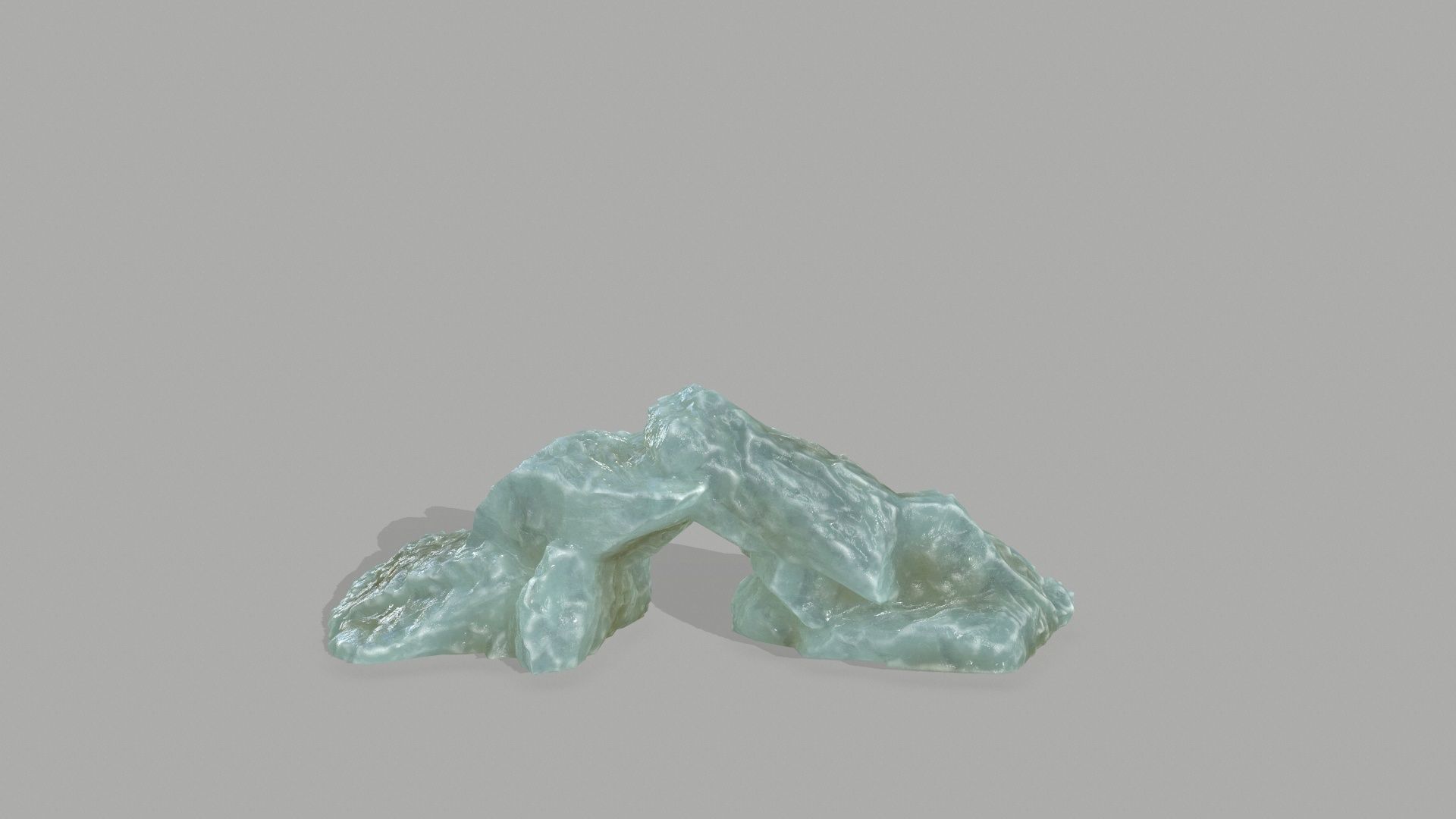 Rock Set mountain of jade Low-poly 3D model_22