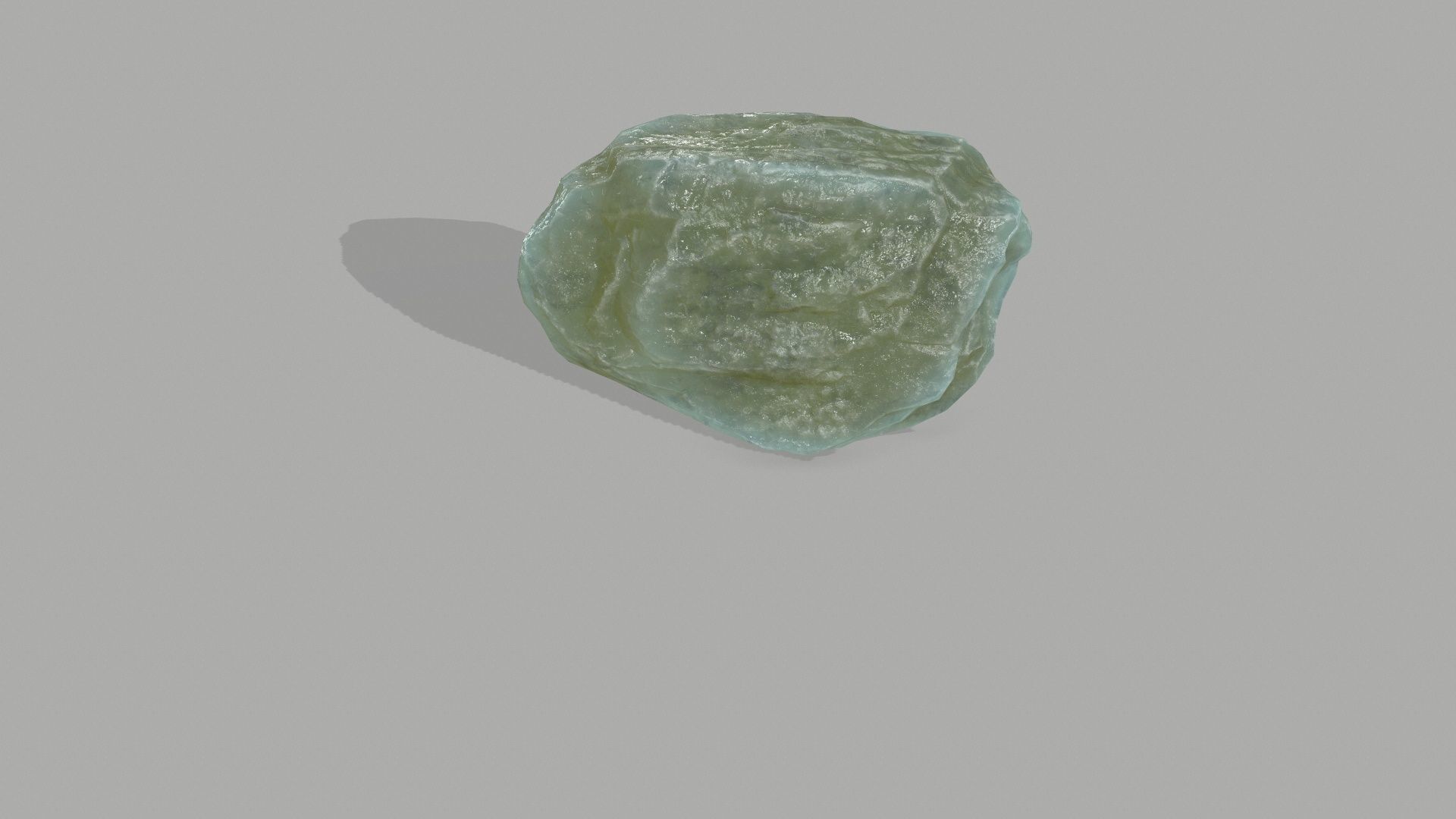 Rock Set mountain of jade Low-poly 3D model_7