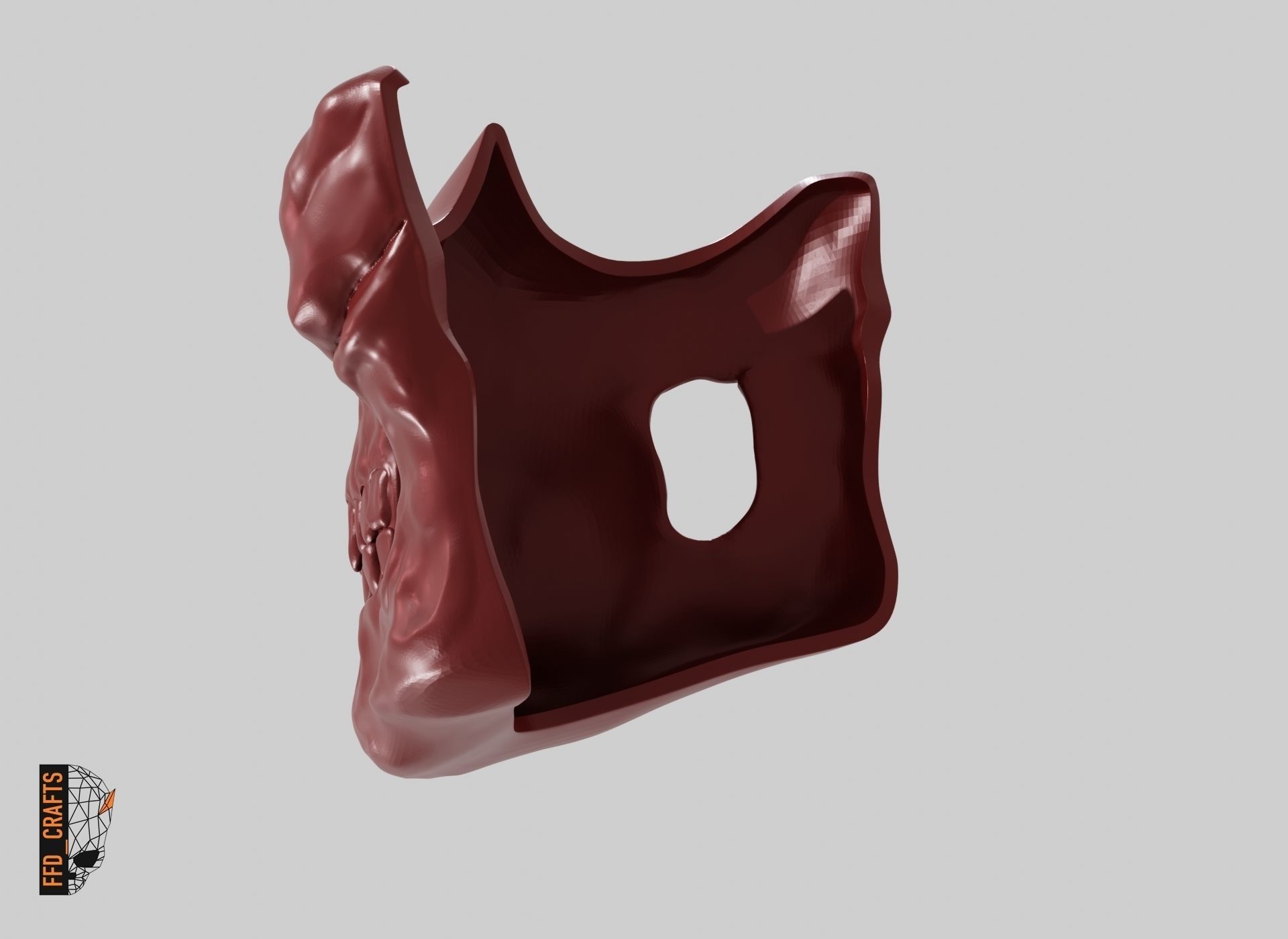 Higgs mask from Death Stranding 3D print model_5