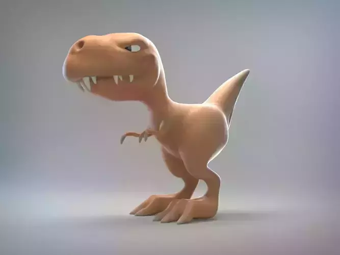 stylized dinosaur