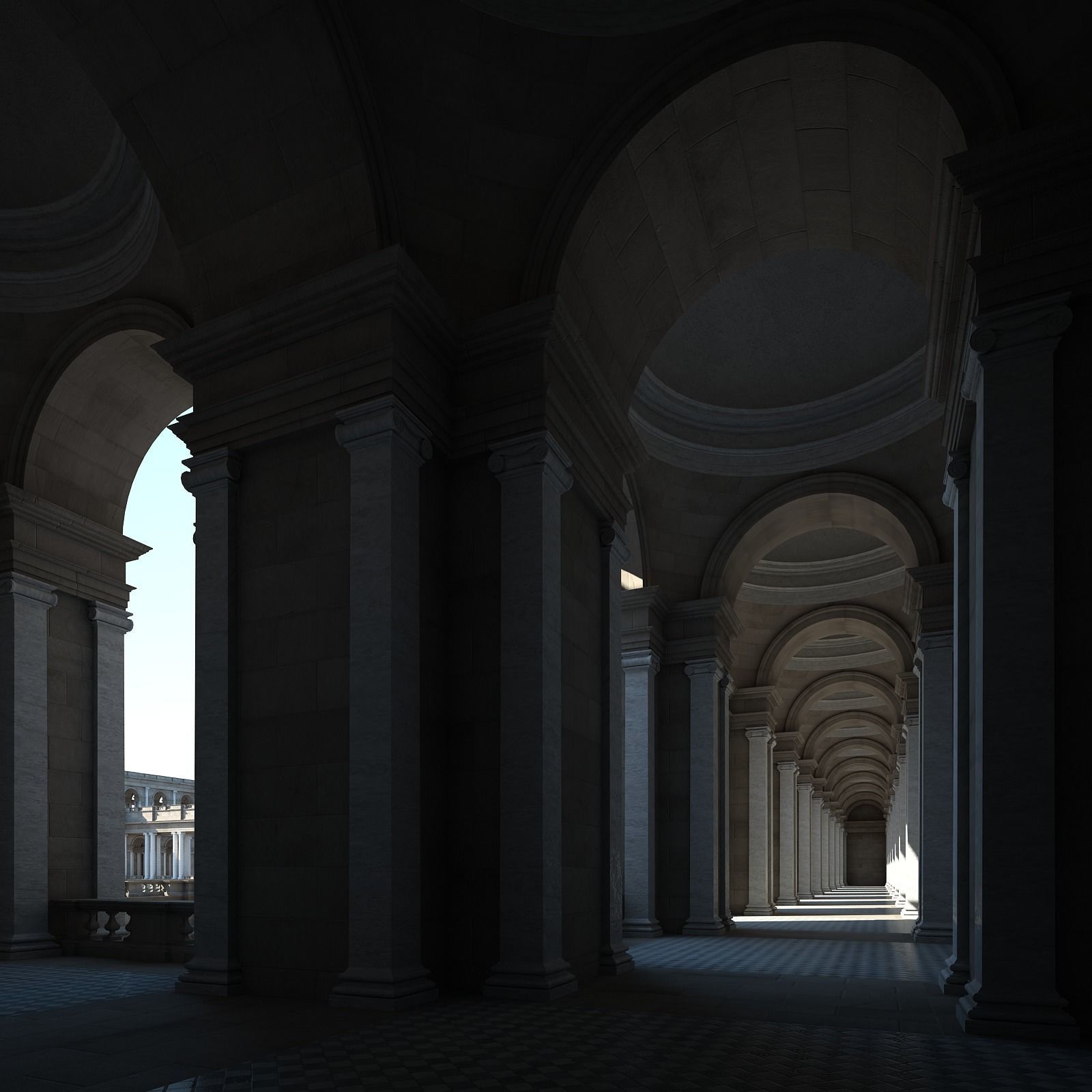 Ancient Roman Forum 3D model_45