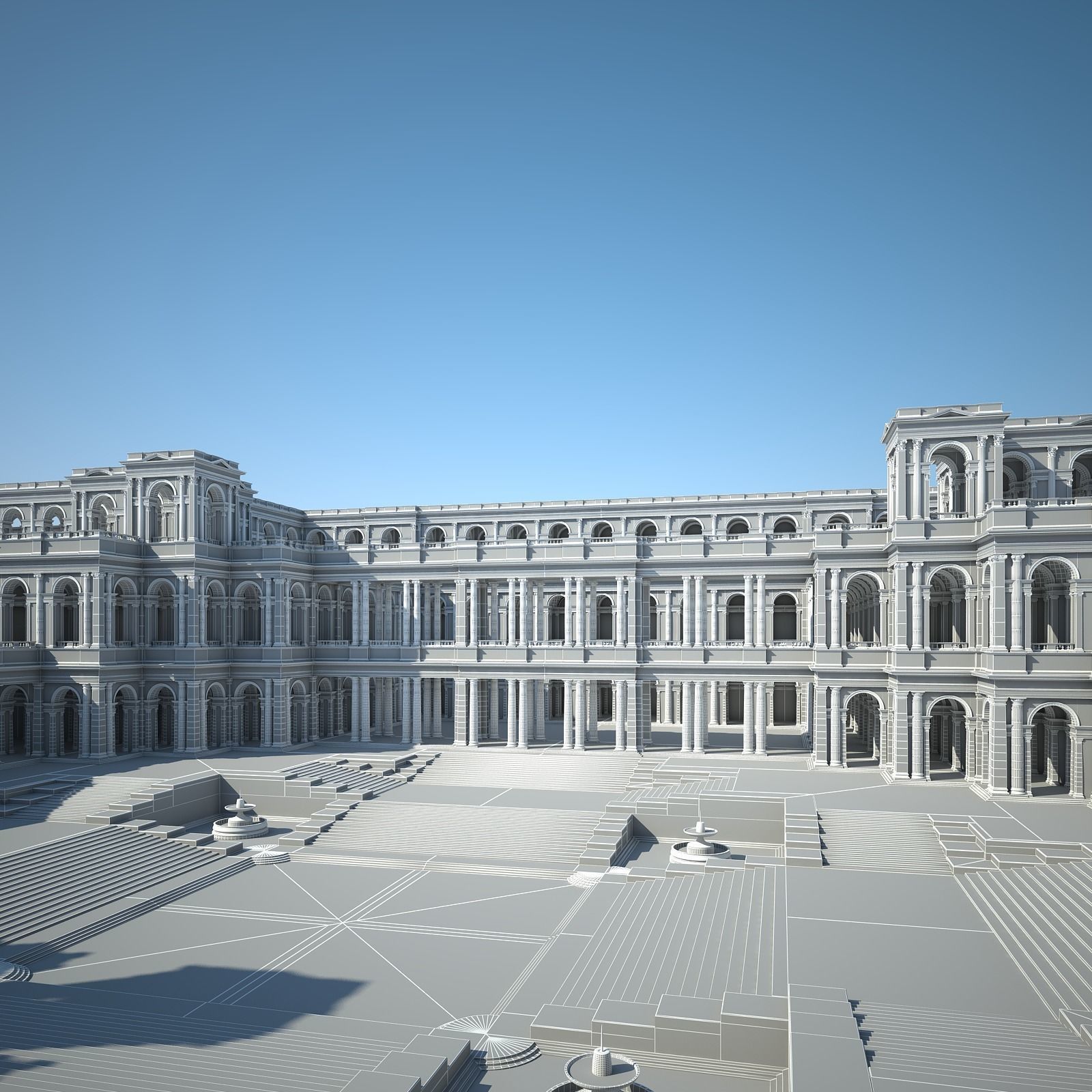 Ancient Roman Forum 3D model_93