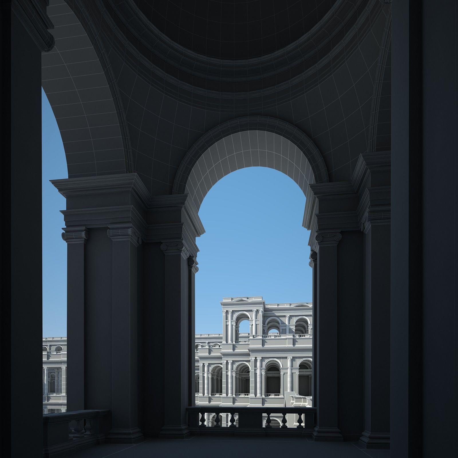 Ancient Roman Forum 3D model_97