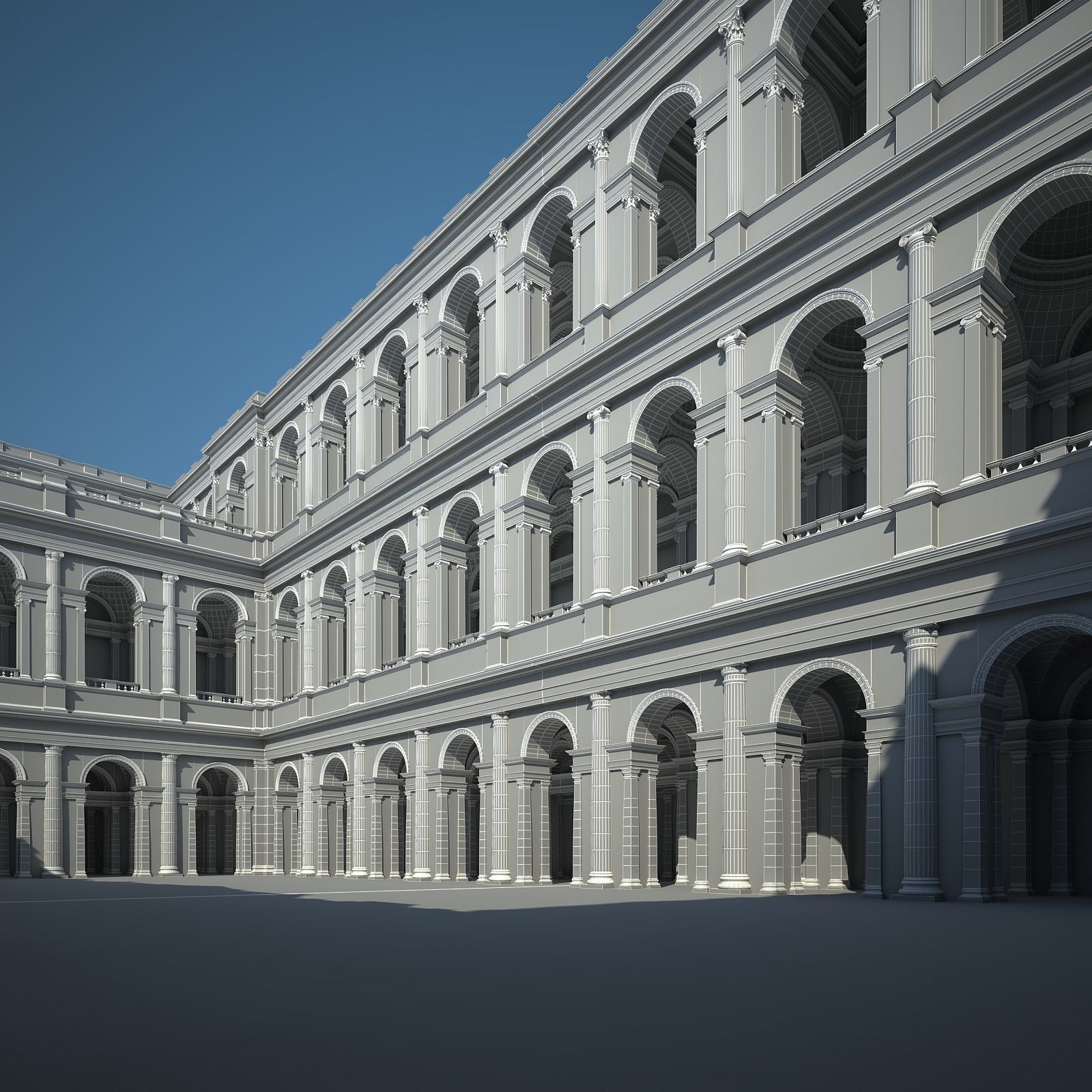 Ancient Roman Forum 3D model_99