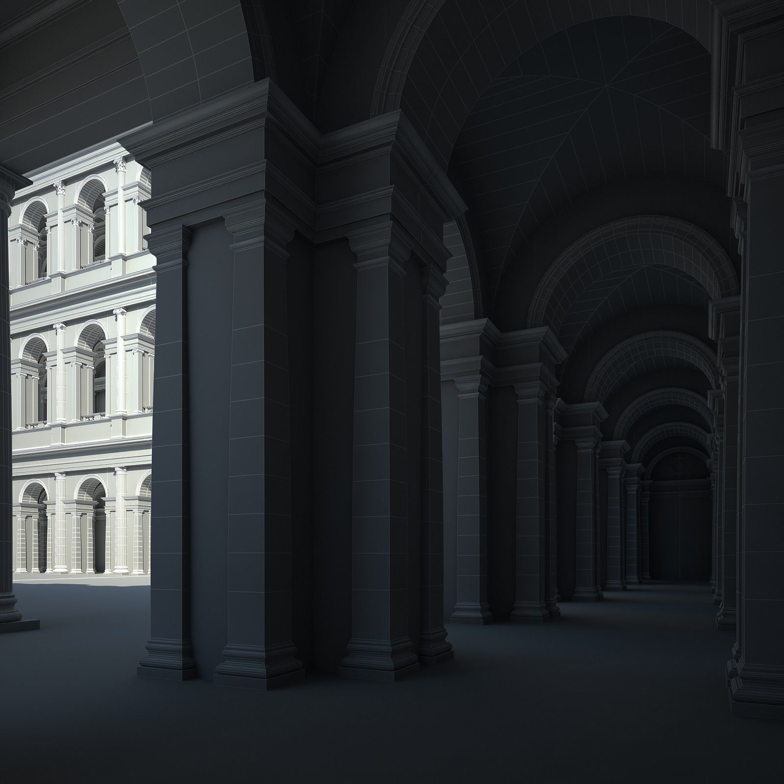 Ancient Roman Forum 3D model_96