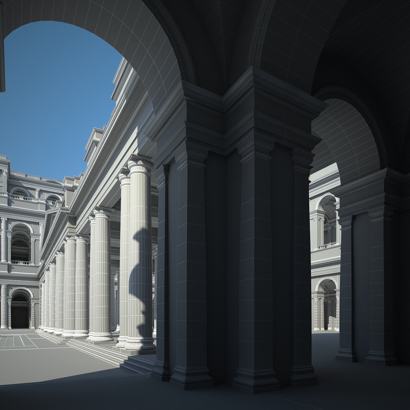 Ancient Roman Forum 3D model_91