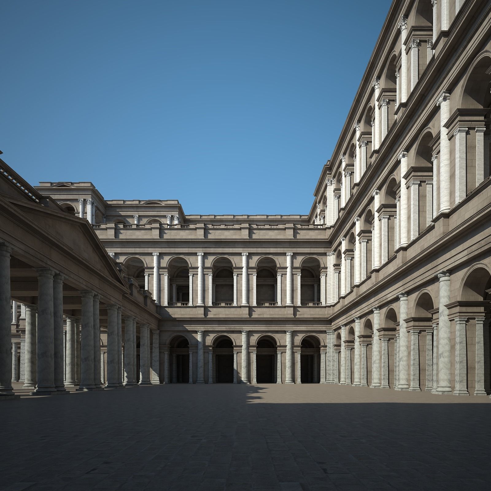 Ancient Roman Forum 3D model_19