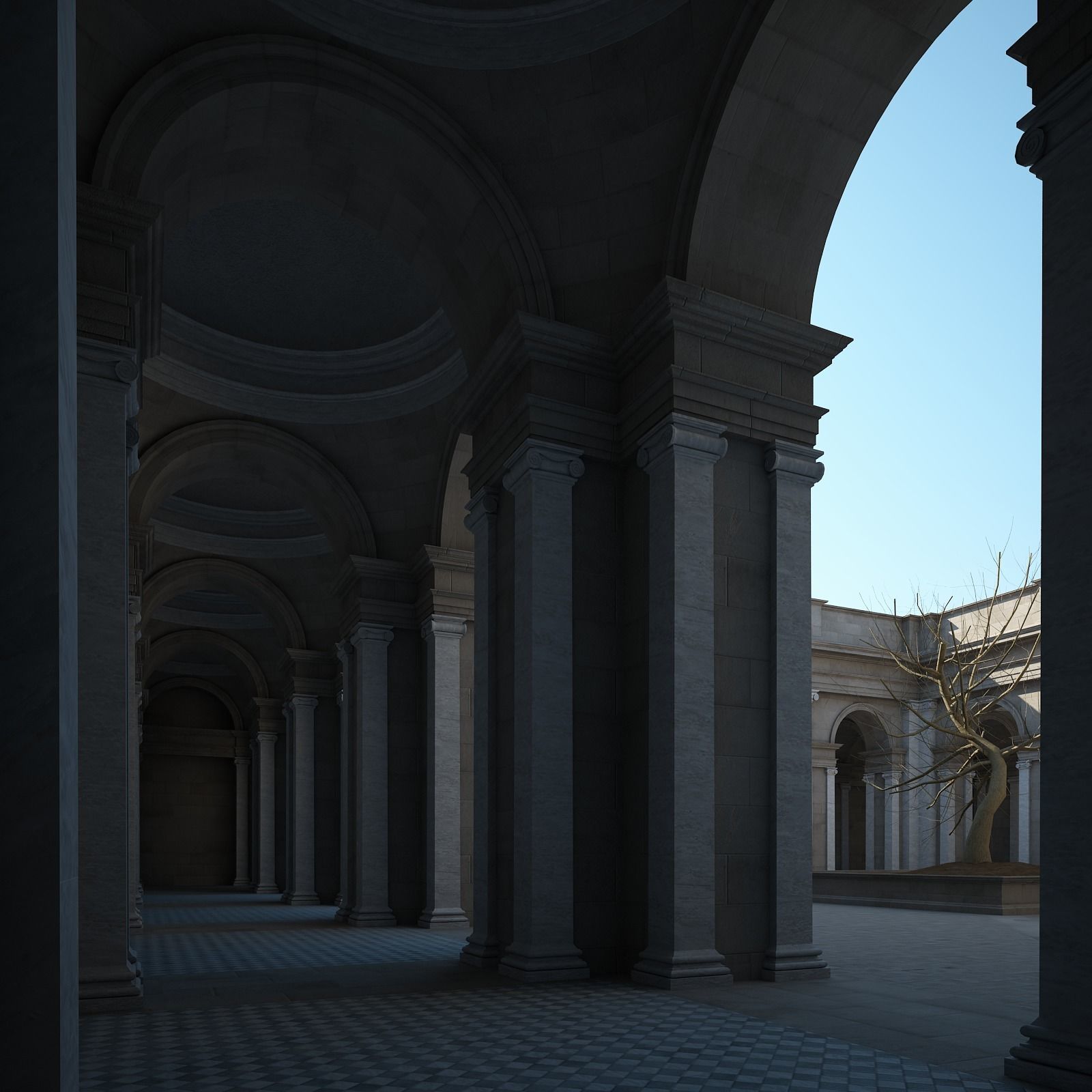 Ancient Roman Forum 3D model_52