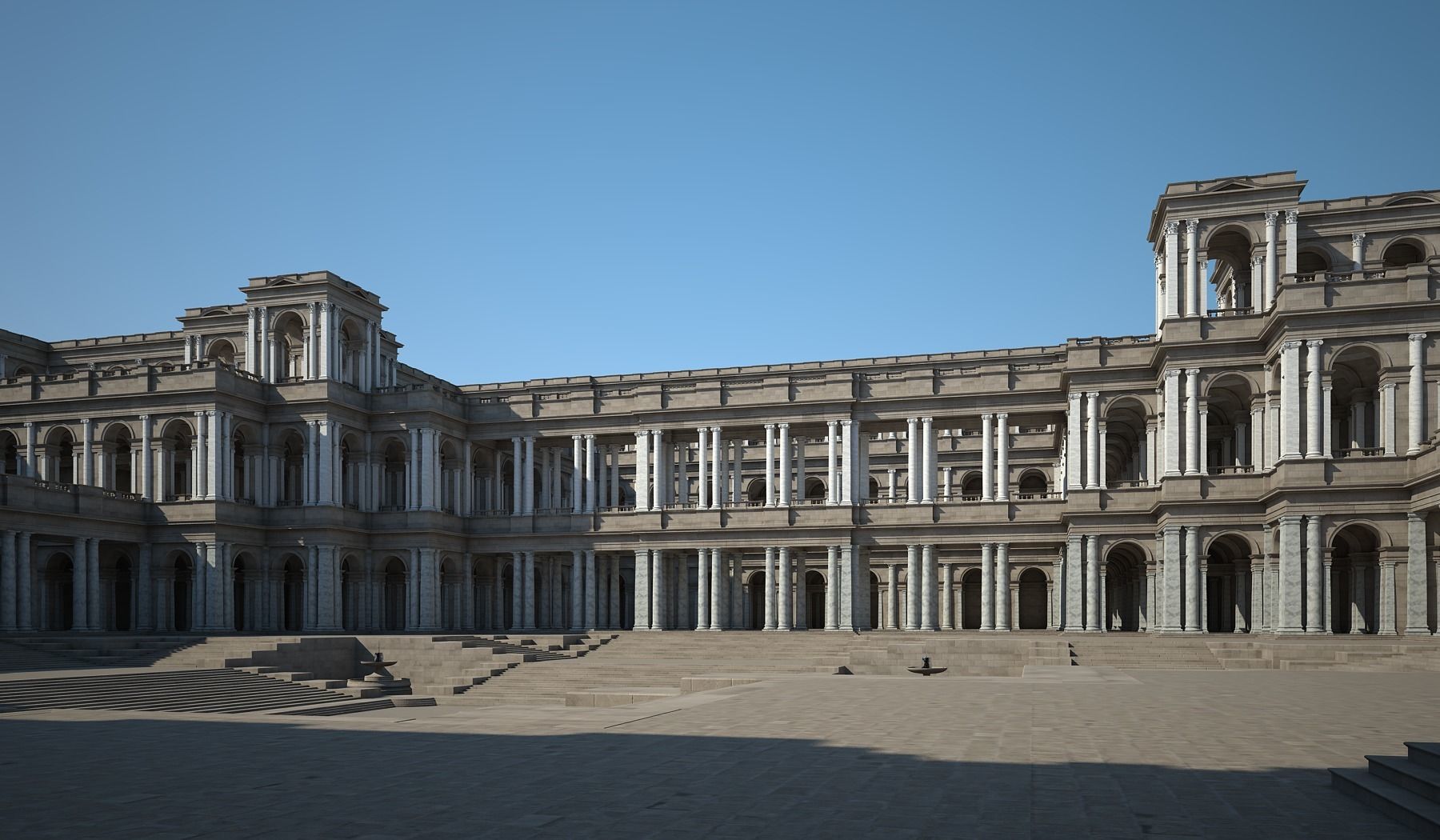 Ancient Roman Forum 3D model_1