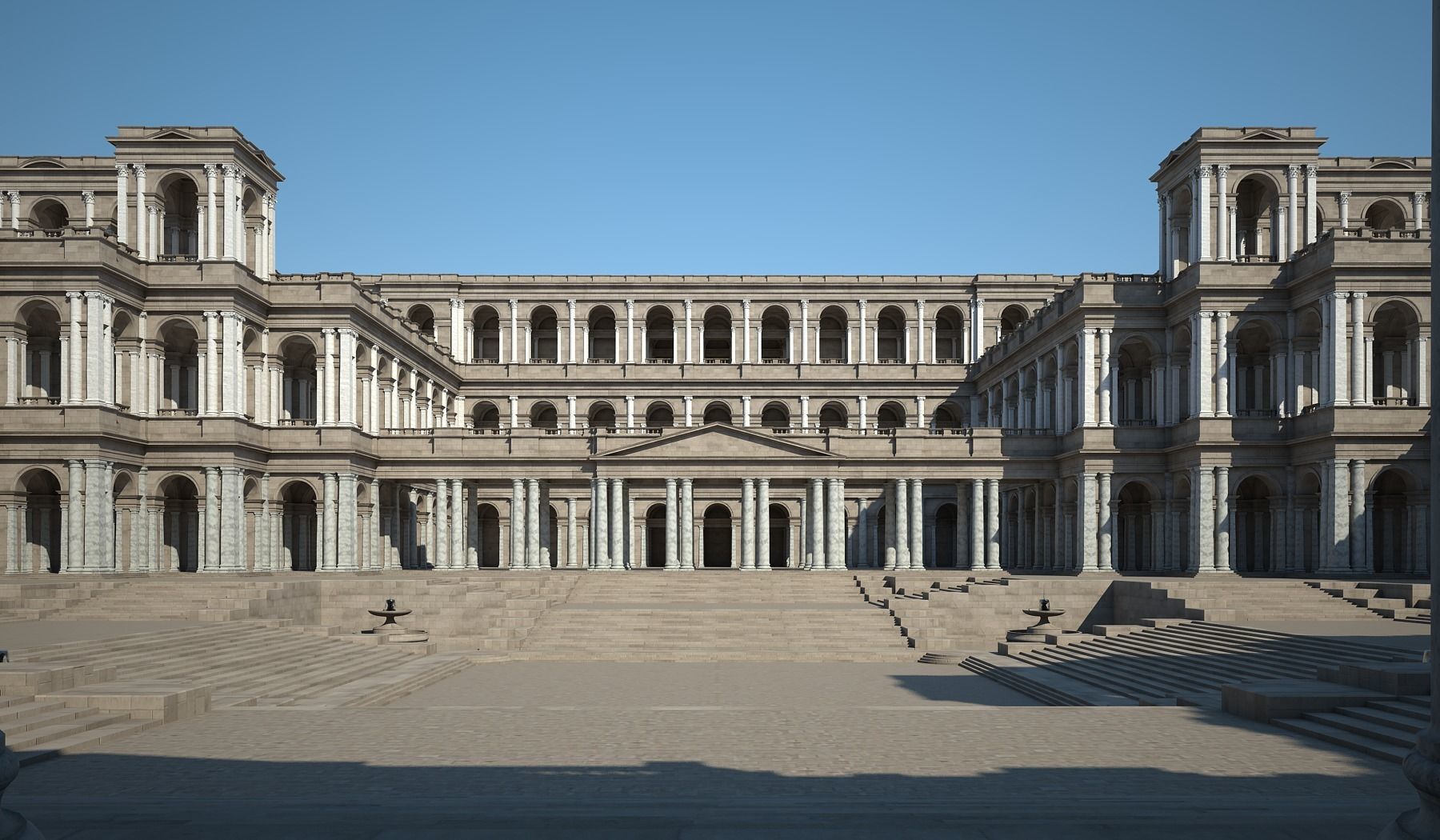 Ancient Roman Forum 3D model_6