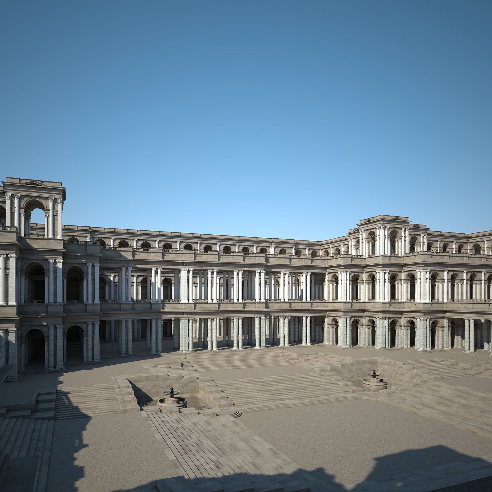 Ancient Roman Forum 3D model_40