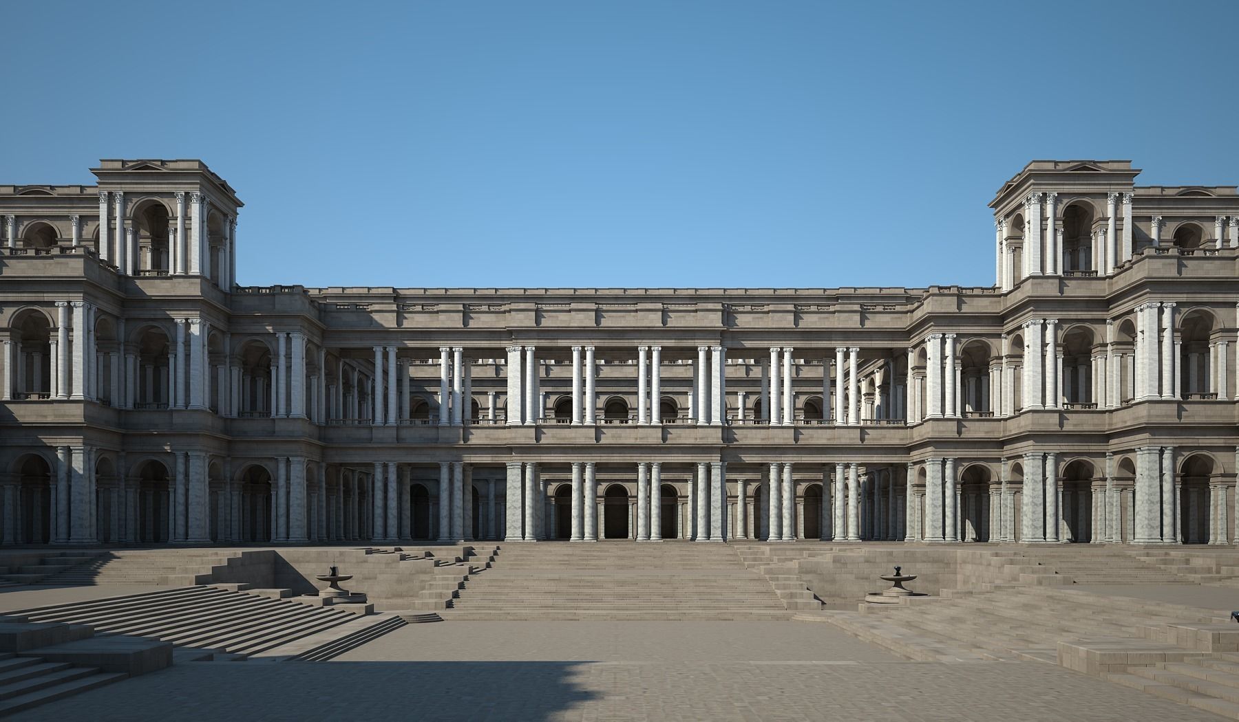 Ancient Roman Forum 3D model_5