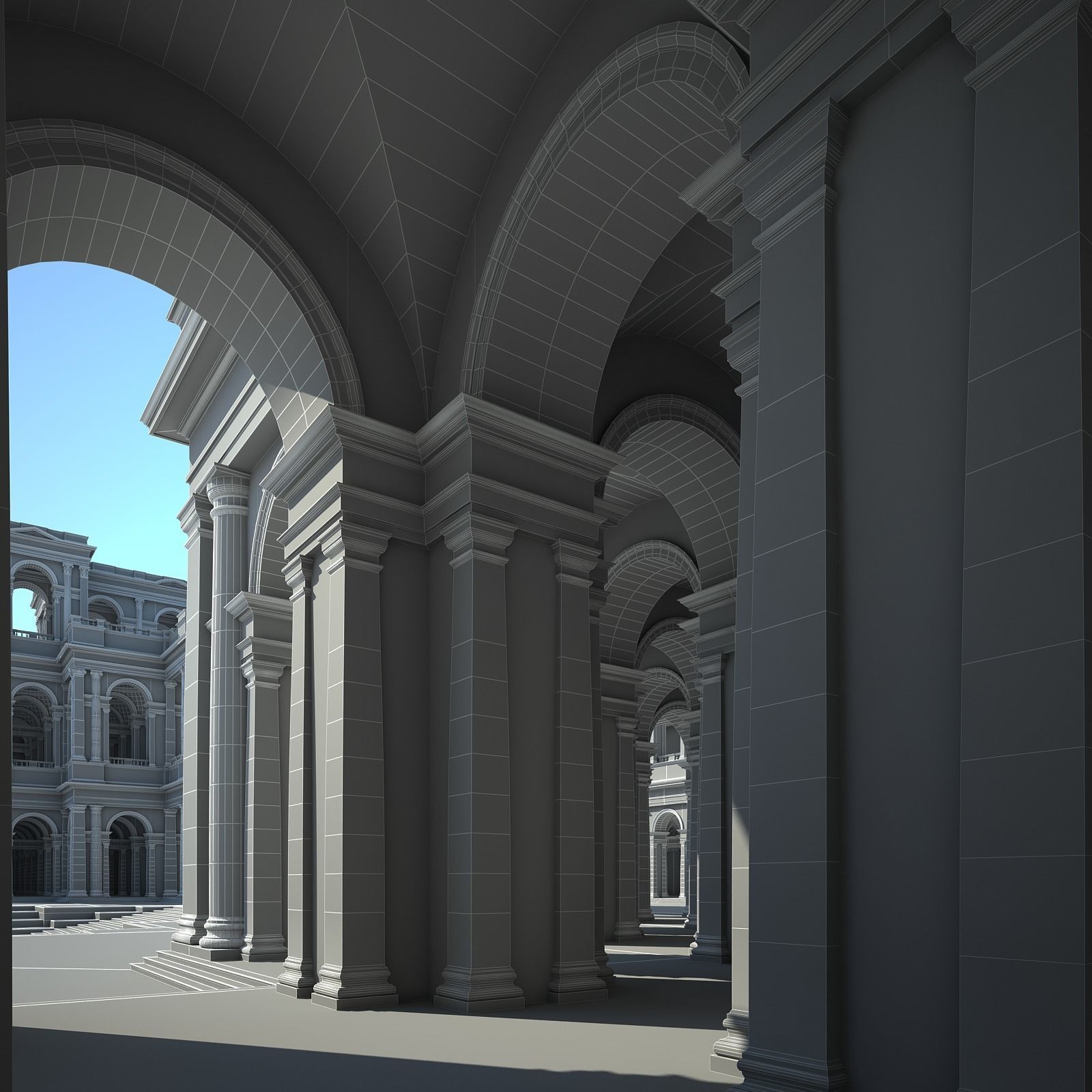 Ancient Roman Forum 3D model_70