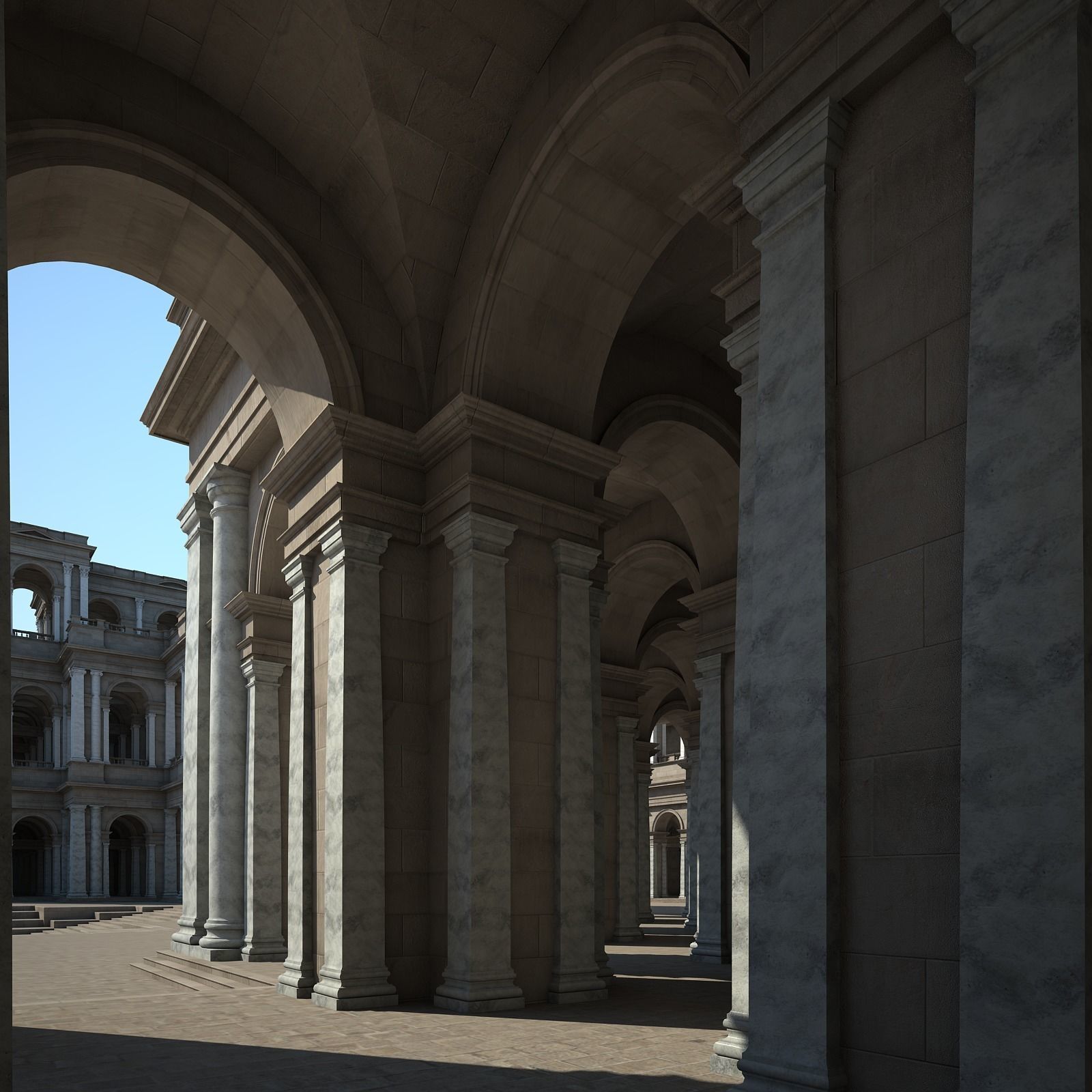 Ancient Roman Forum 3D model_24