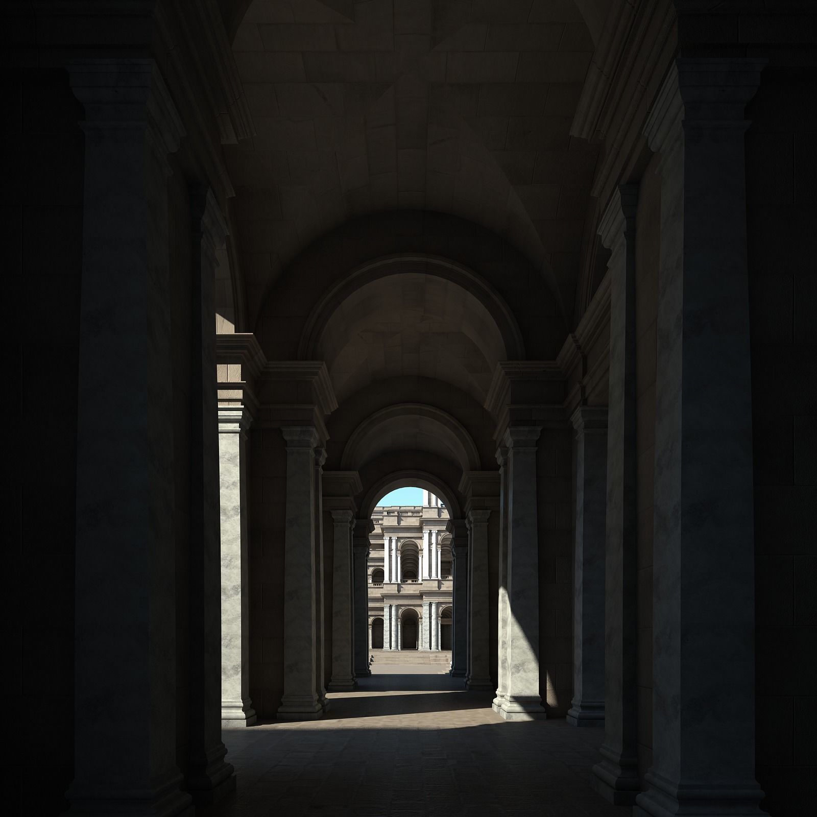 Ancient Roman Forum 3D model_15