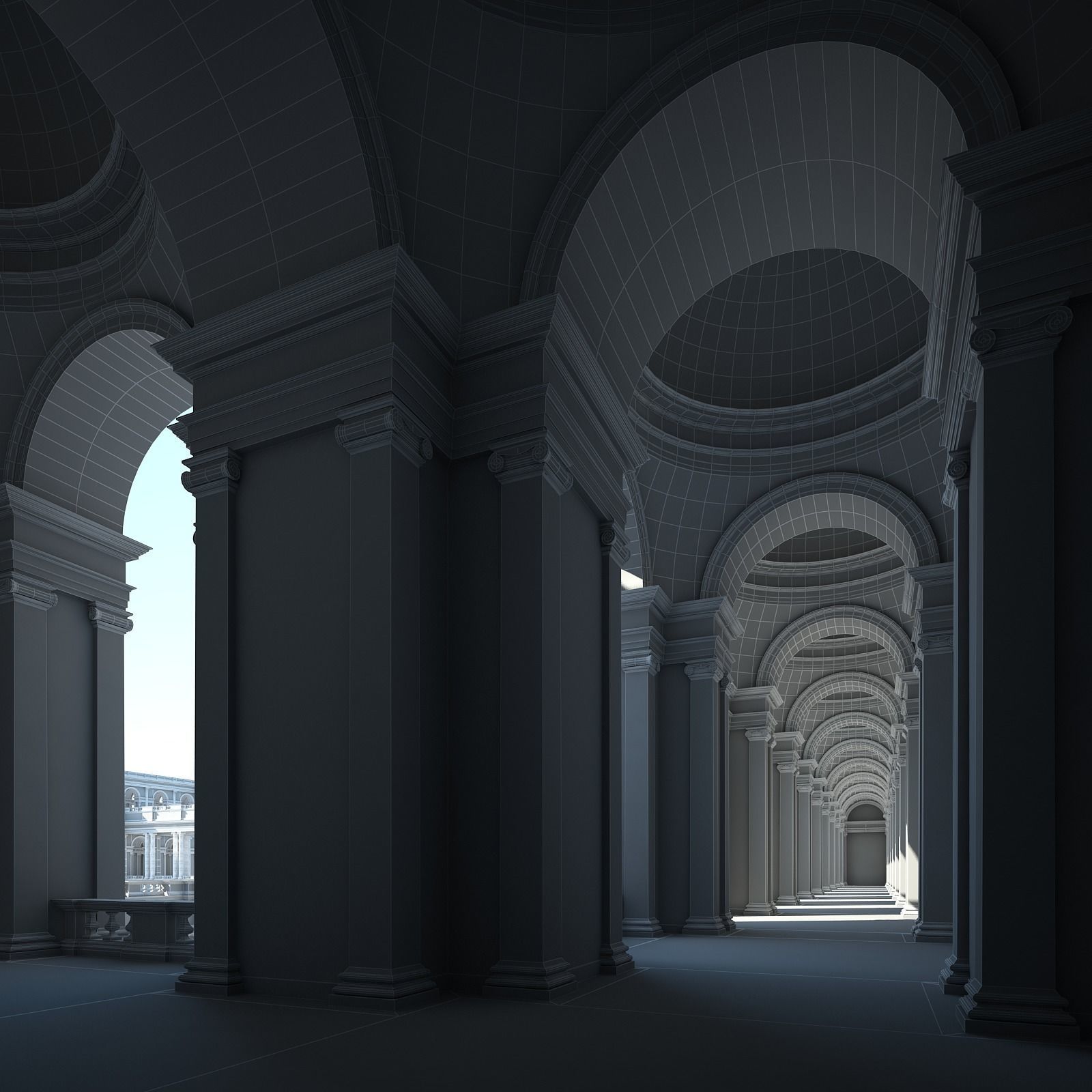 Ancient Roman Forum 3D model_98