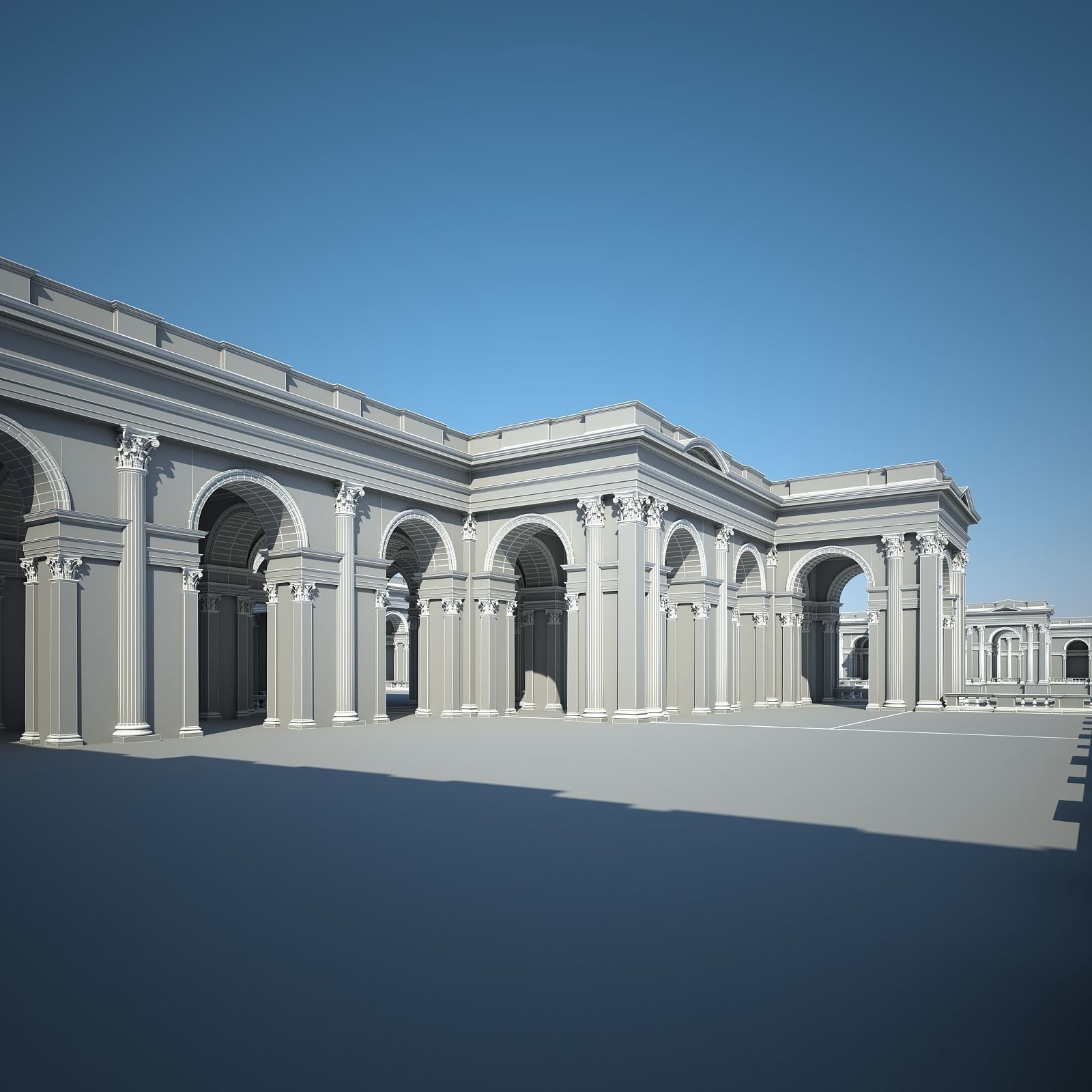 Ancient Roman Forum 3D model_105