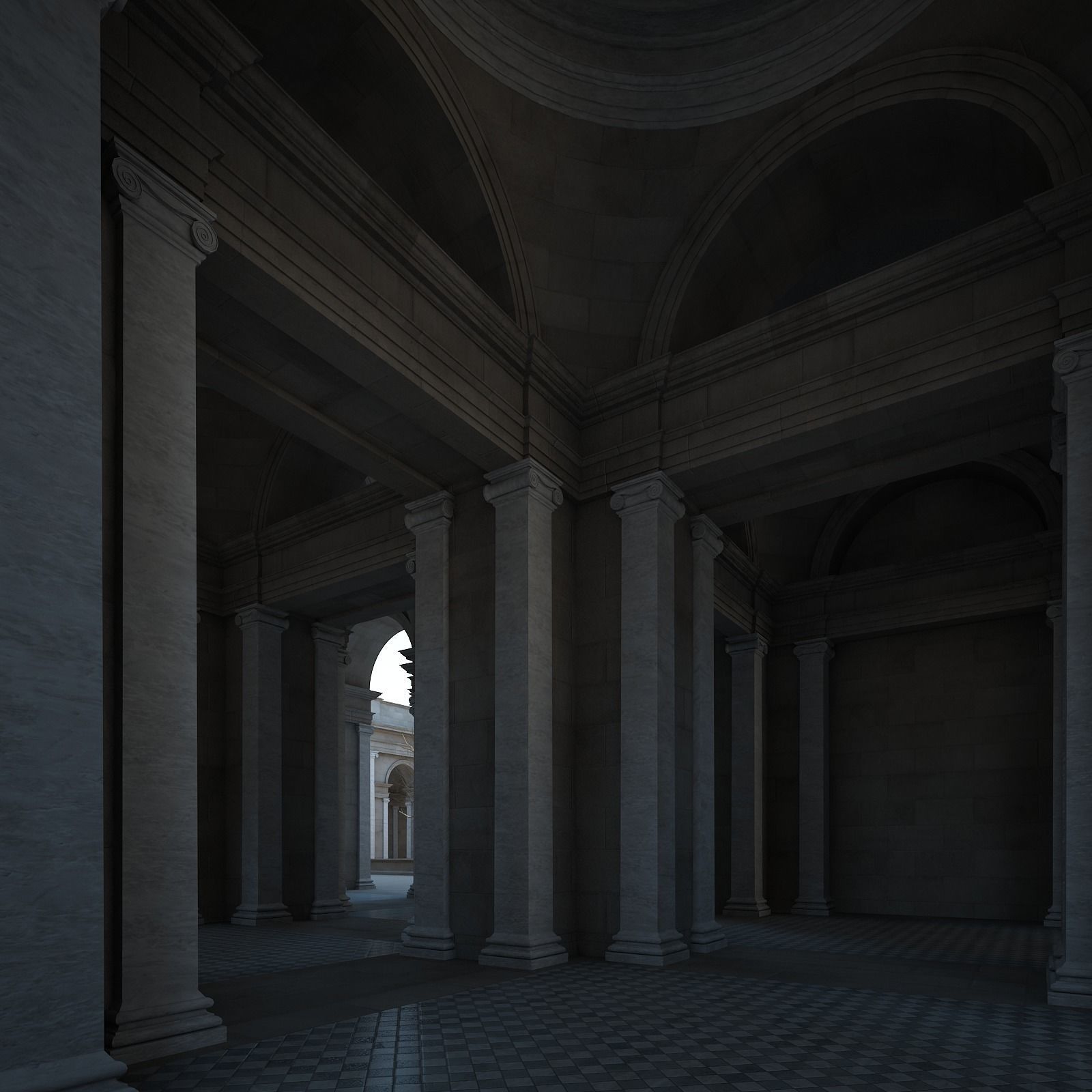 Ancient Roman Forum 3D model_54