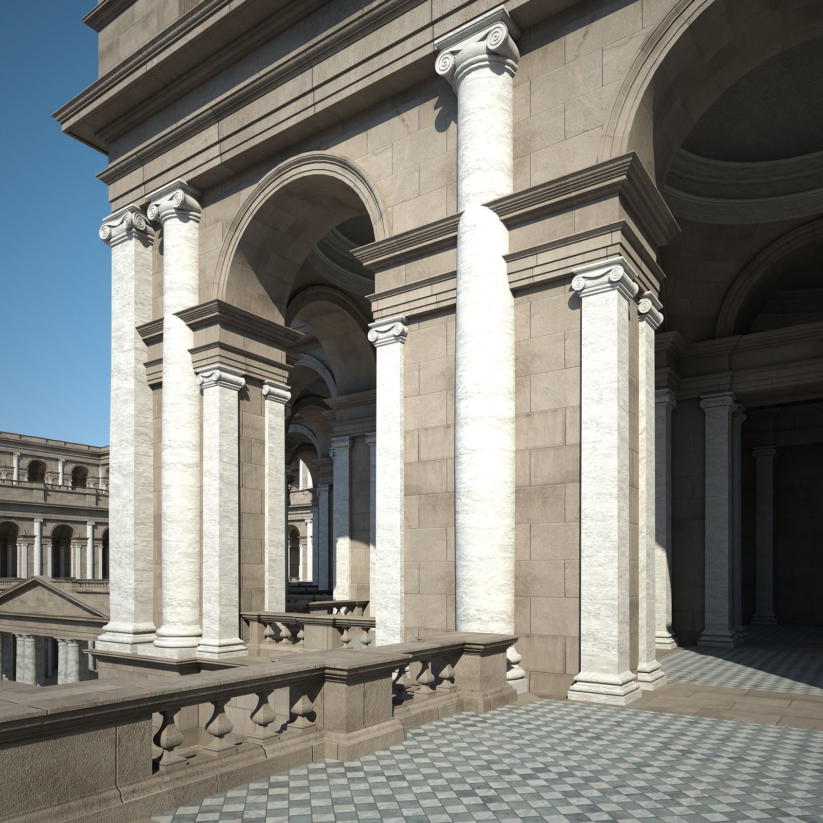 Ancient Roman Forum 3D model_43