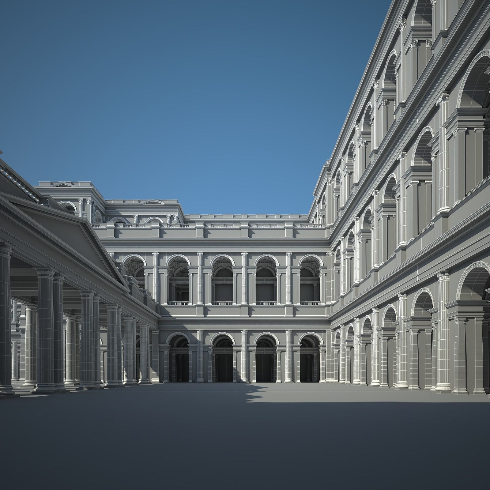 Ancient Roman Forum 3D model_62