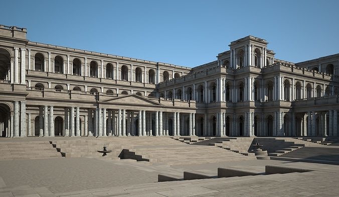 Ancient Roman Forum 3D model