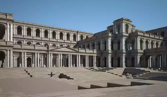 Ancient Roman Forum 3D model