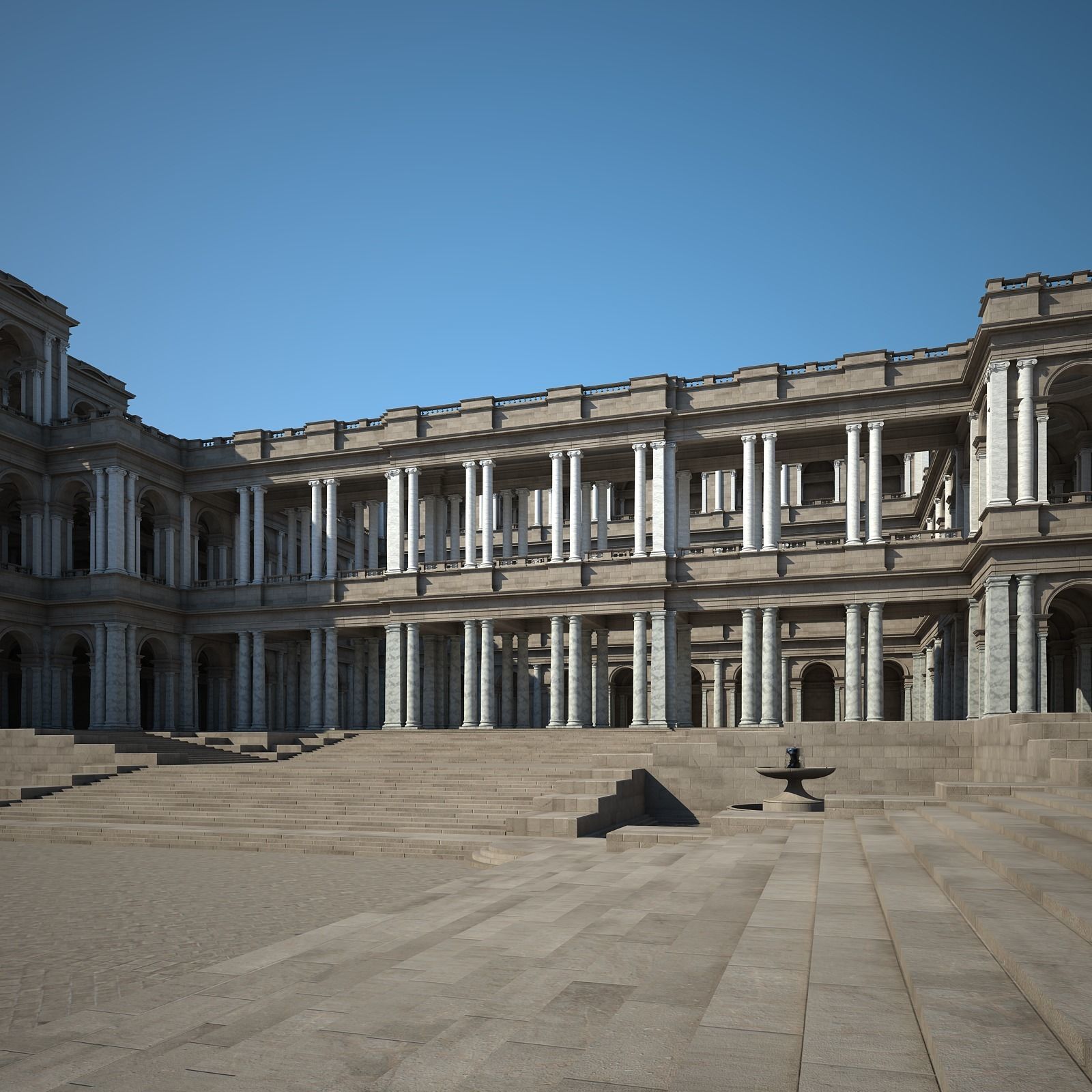 Ancient Roman Forum 3D model_9